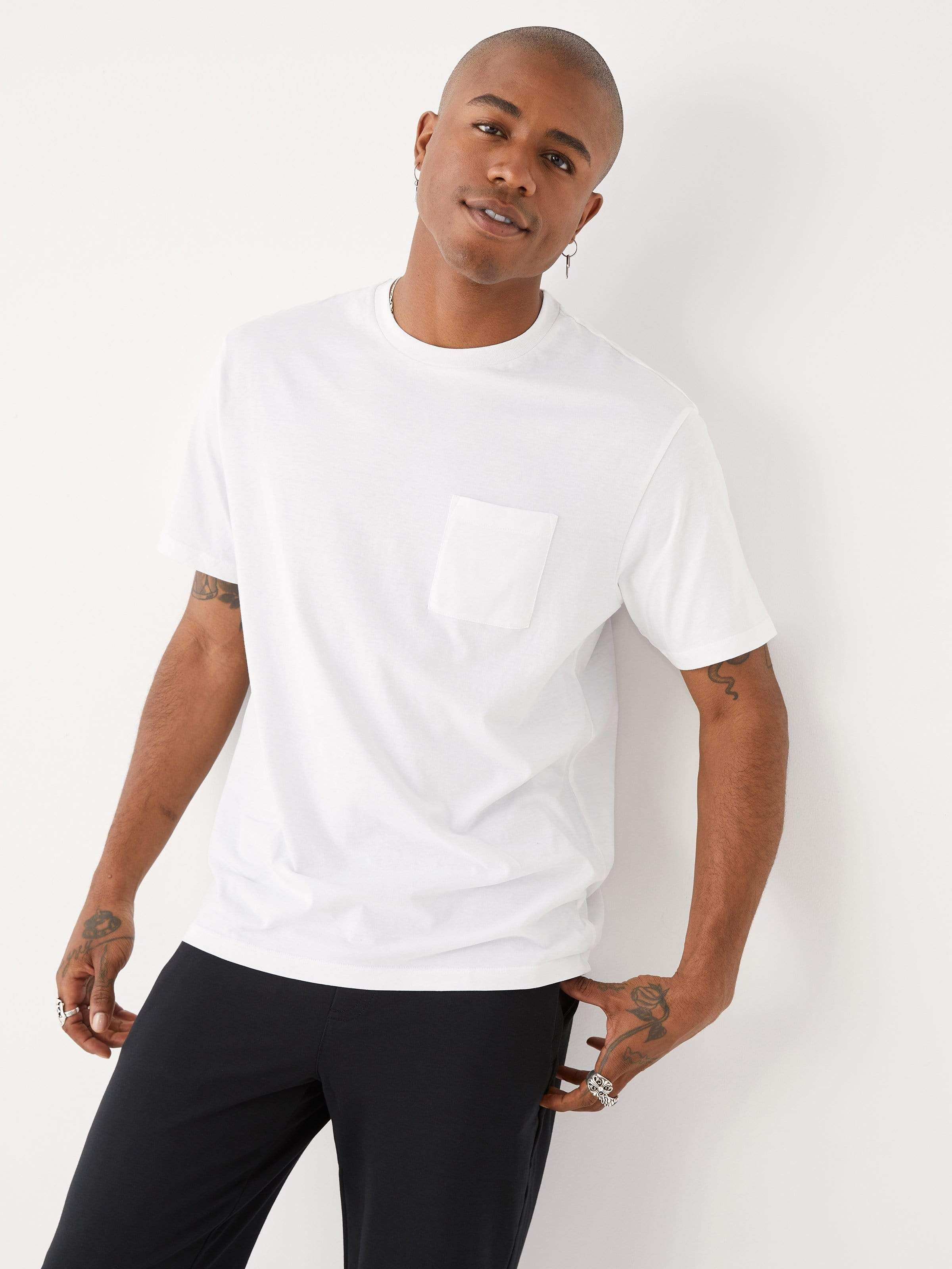 The Relaxed Essential T-Shirt in Bright White sold by Frank & Oak product image thumbnail 4