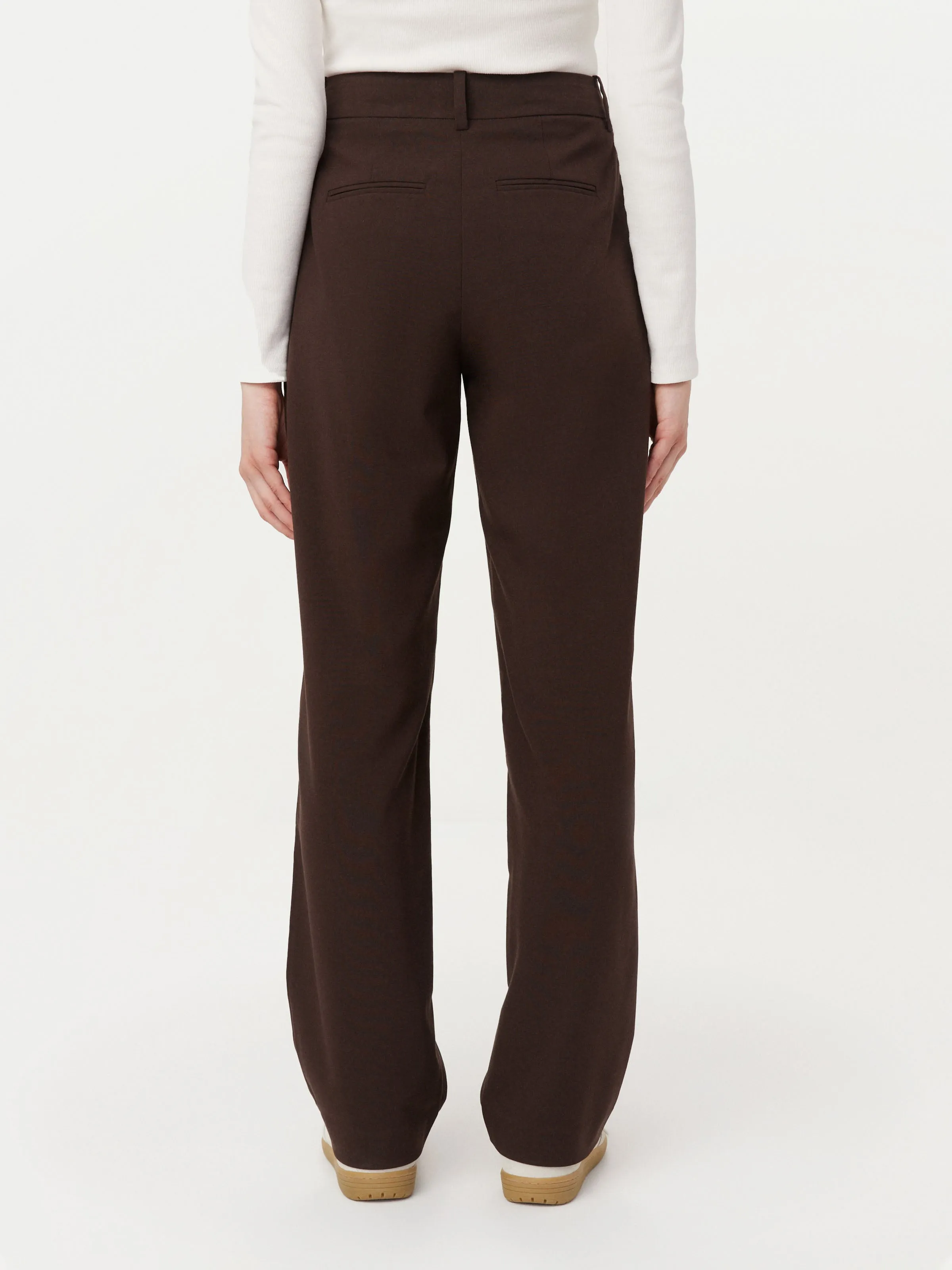 The Jane Straight Pant in Dark Chocolate sold by Frank & Oak product image thumbnail 4