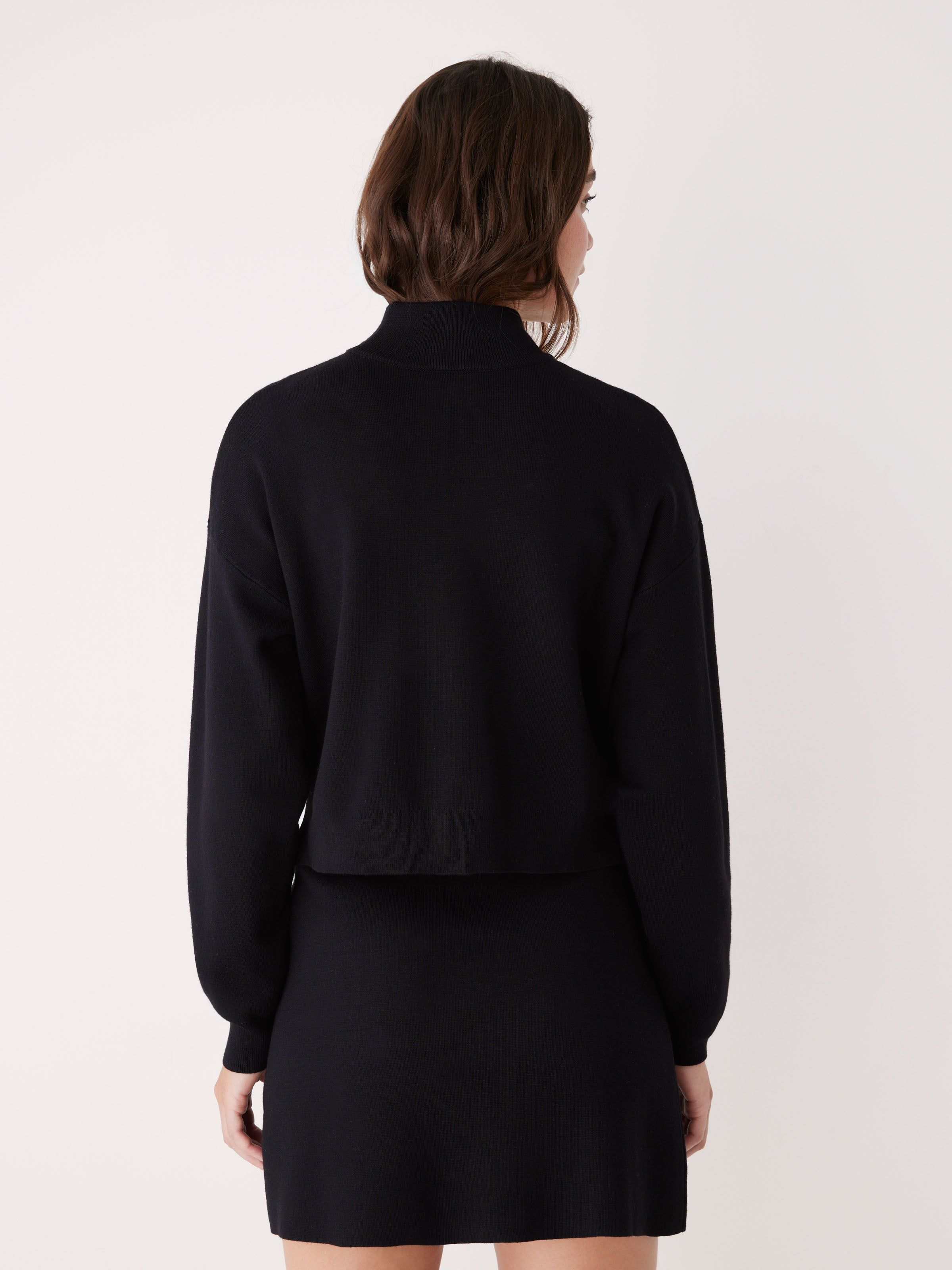 The Compact Mockneck Sweater in Black sold by Frank & Oak product image thumbnail 3