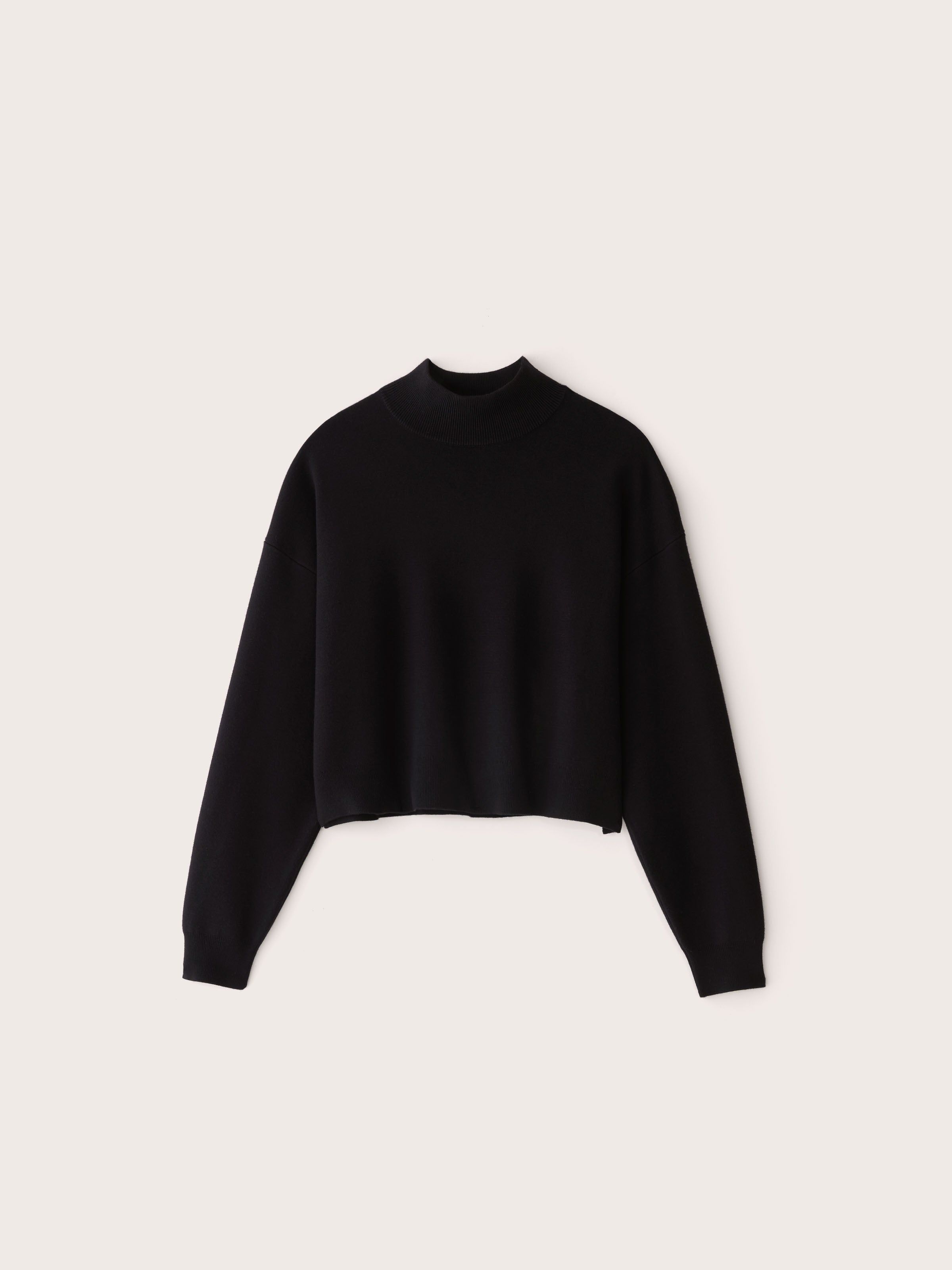 The Compact Mockneck Sweater in Black sold by Frank & Oak product image thumbnail 5