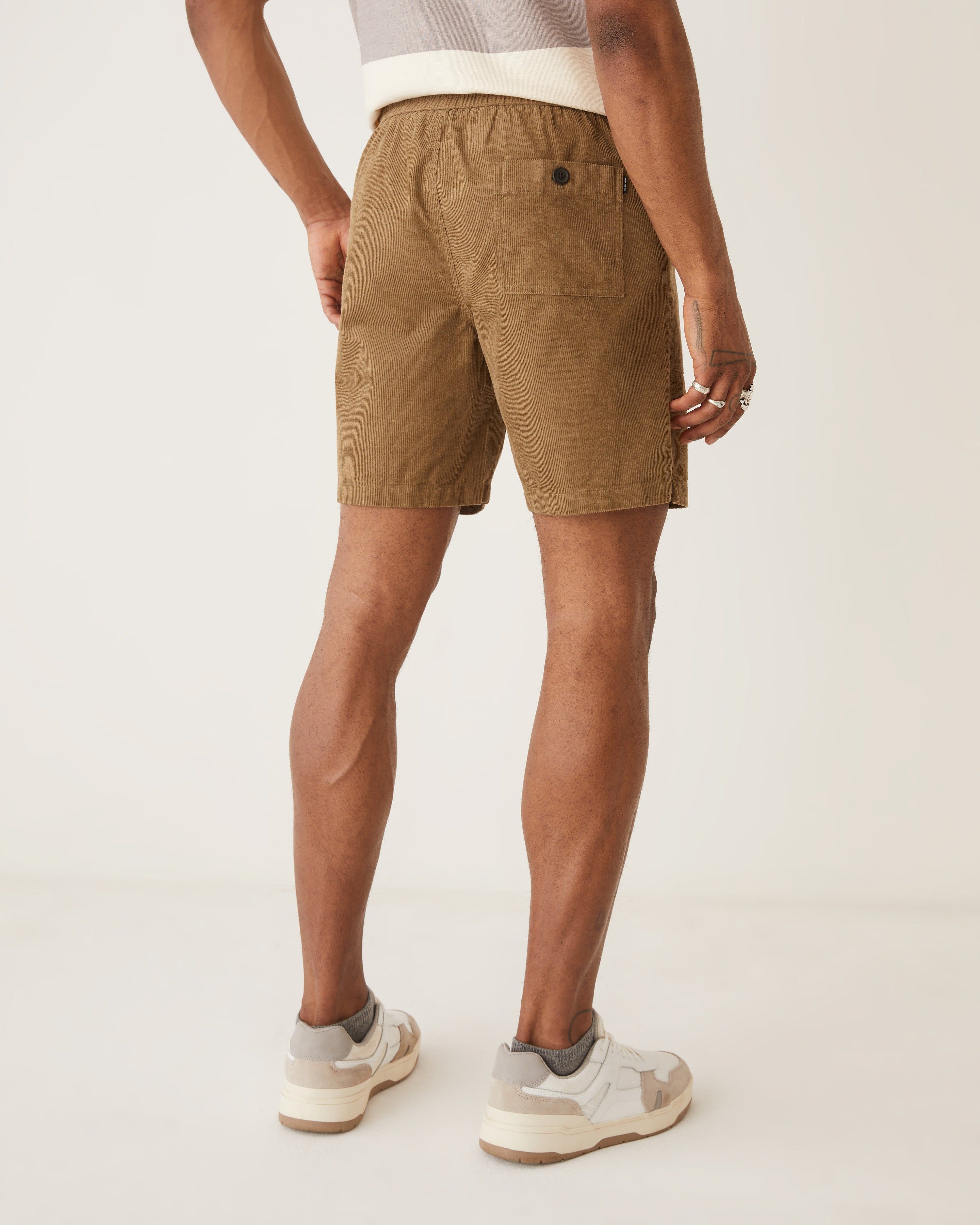The Corduroy 7in Short in Khaki sold by Frank & Oak product image thumbnail 6