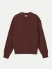 The French Terry Sweatshirt in Bordeaux sold by Frank & Oak