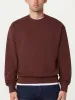 The French Terry Sweatshirt in Bordeaux sold by Frank & Oak