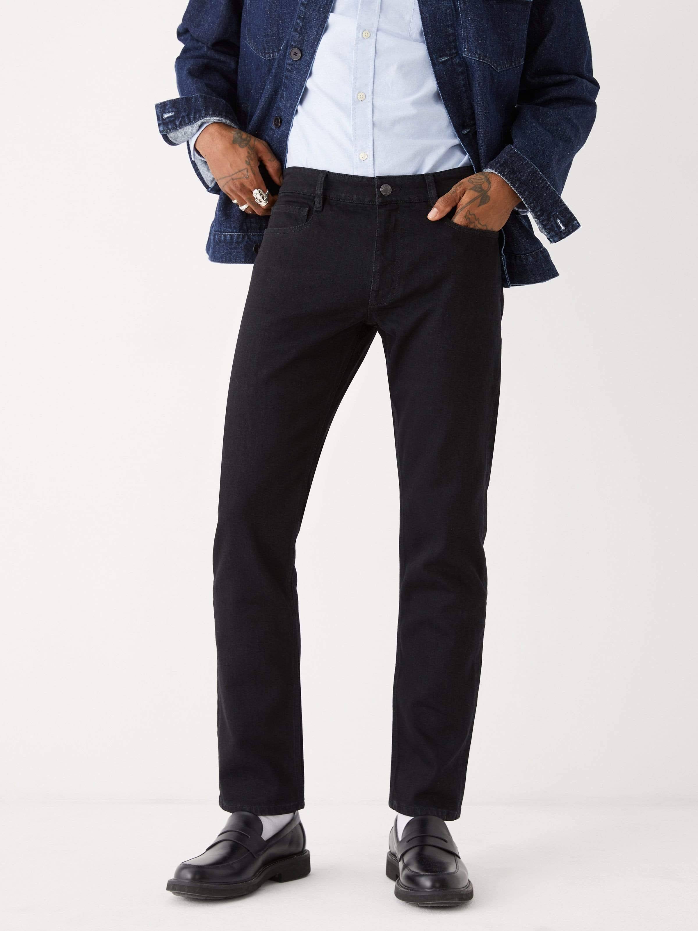 The Selvedge Dylan Jean in Black sold by Frank & Oak product image thumbnail 3