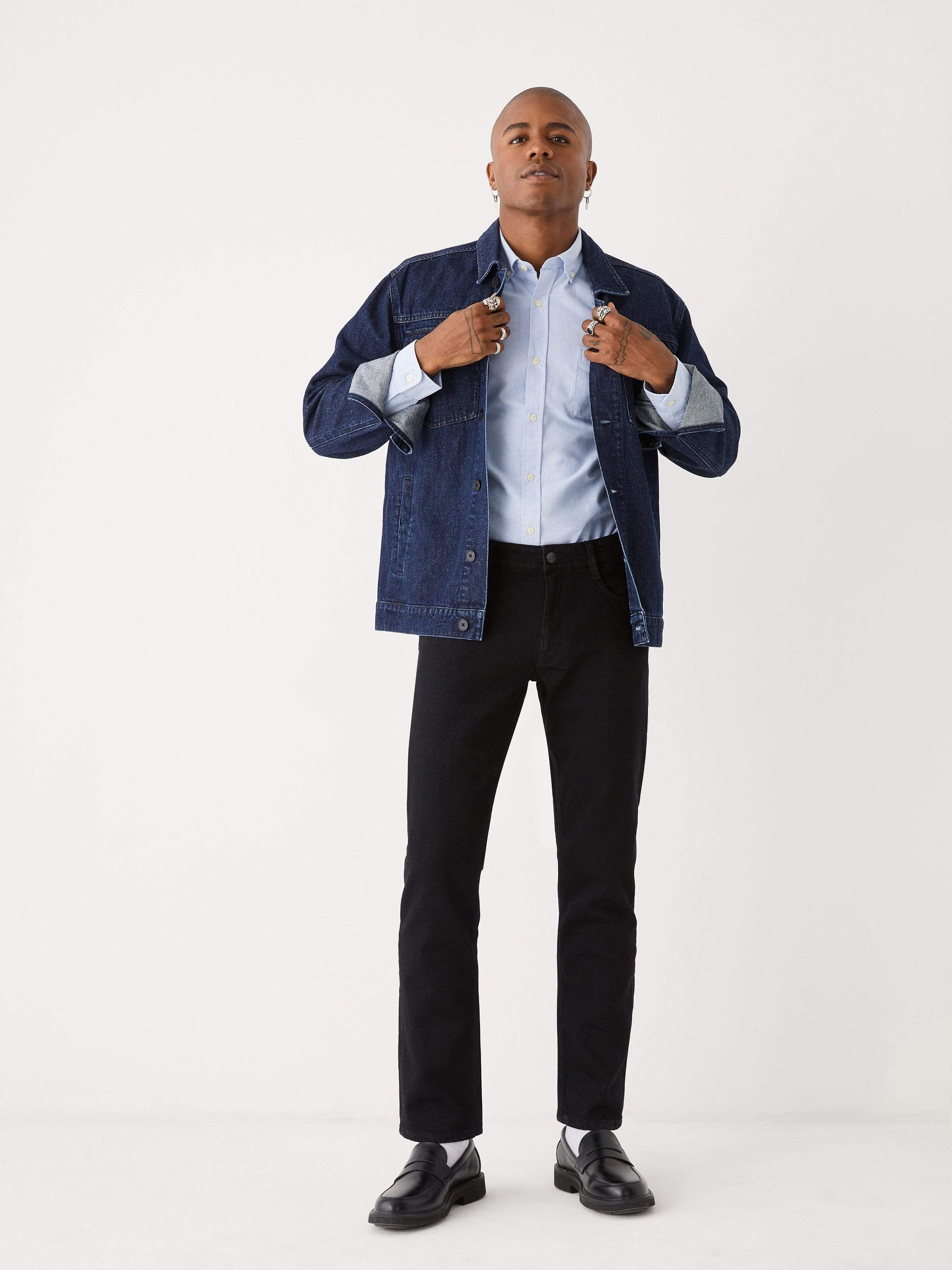 The Selvedge Dylan Jean in Black sold by Frank & Oak product image thumbnail 4