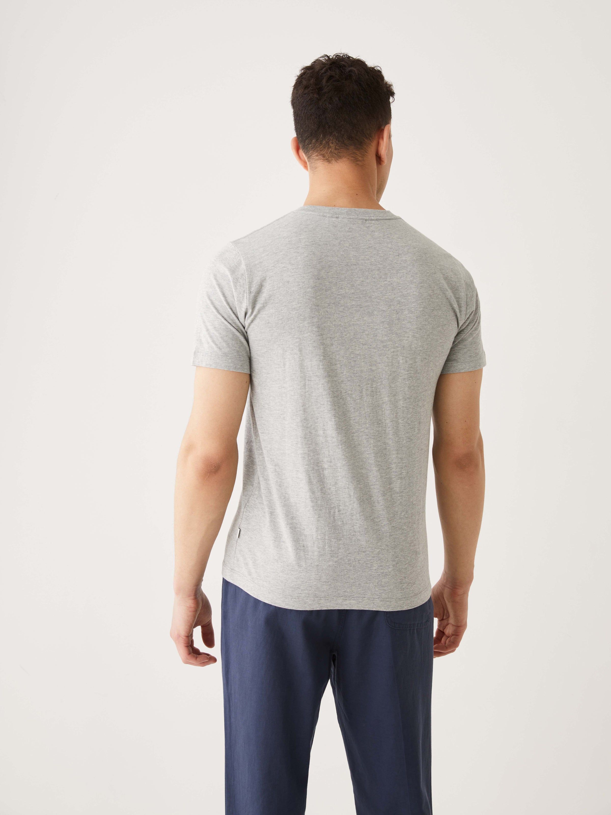The Essential V-neck T-Shirt in Vintage Grey sold by Frank & Oak product image thumbnail 2
