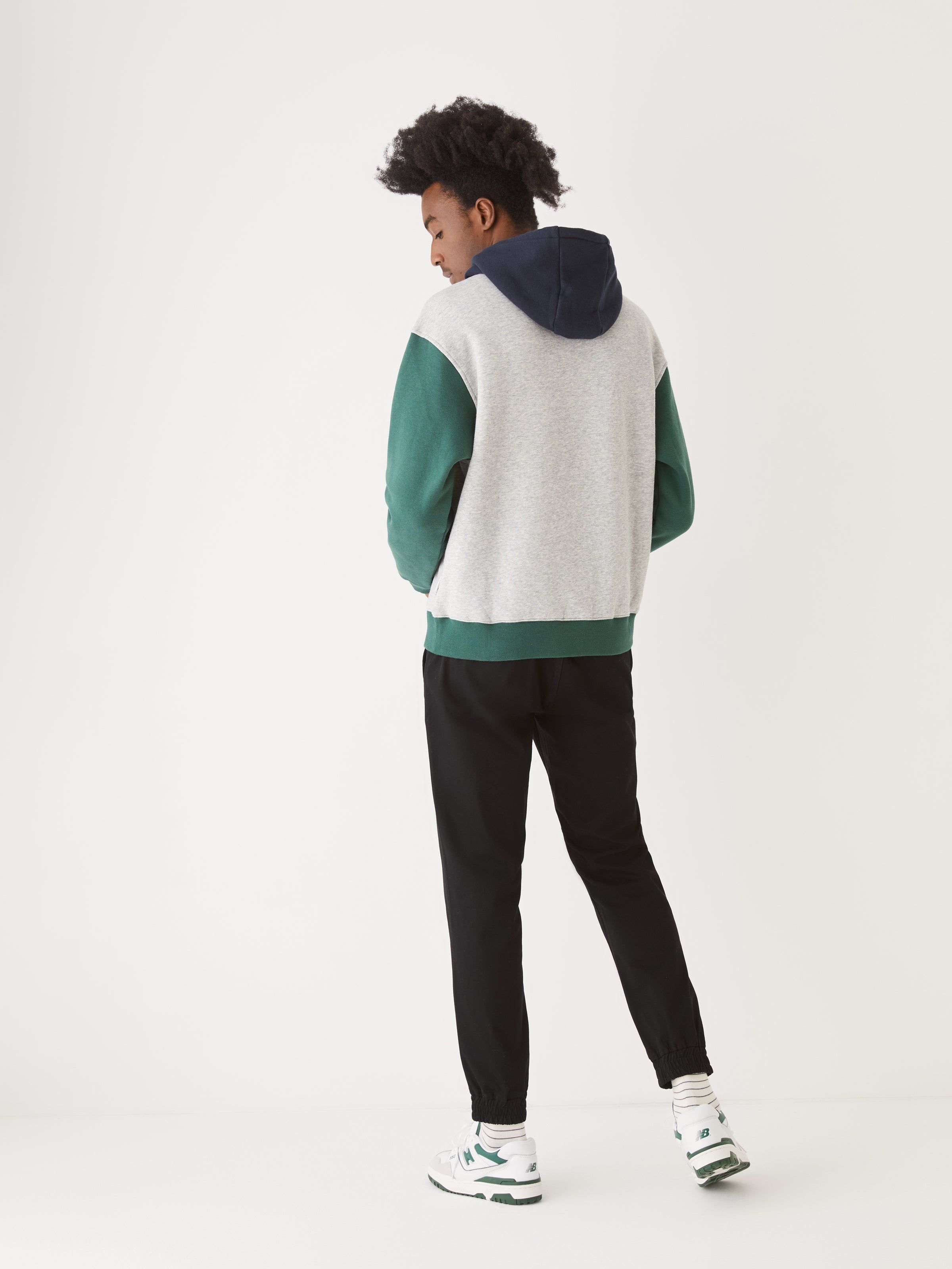 The Colour Block Hoodie in Vintage Grey sold by Frank & Oak product image thumbnail 4