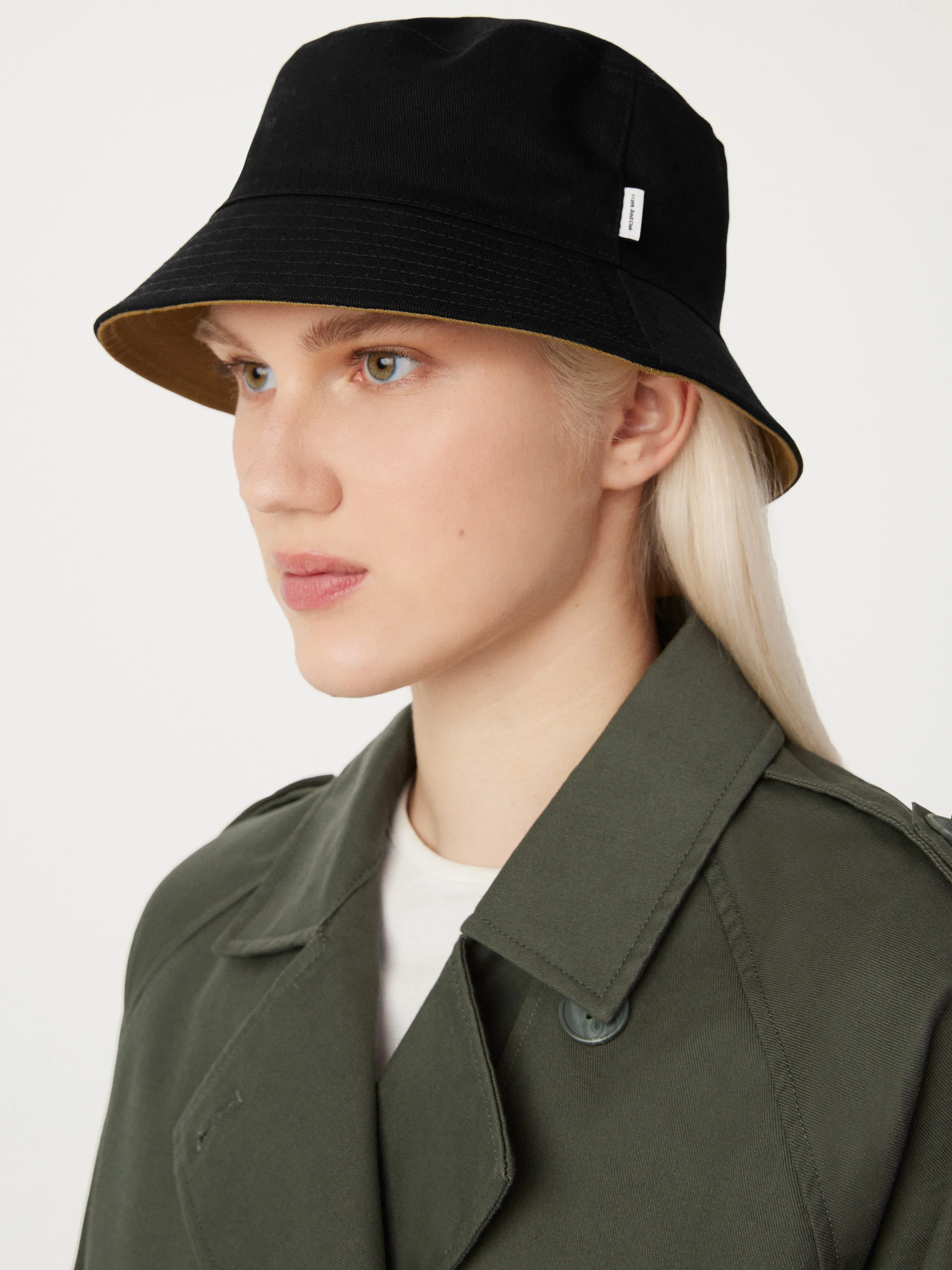 The Reversible Bucket Hat in Hazel sold by Frank & Oak product image thumbnail 4