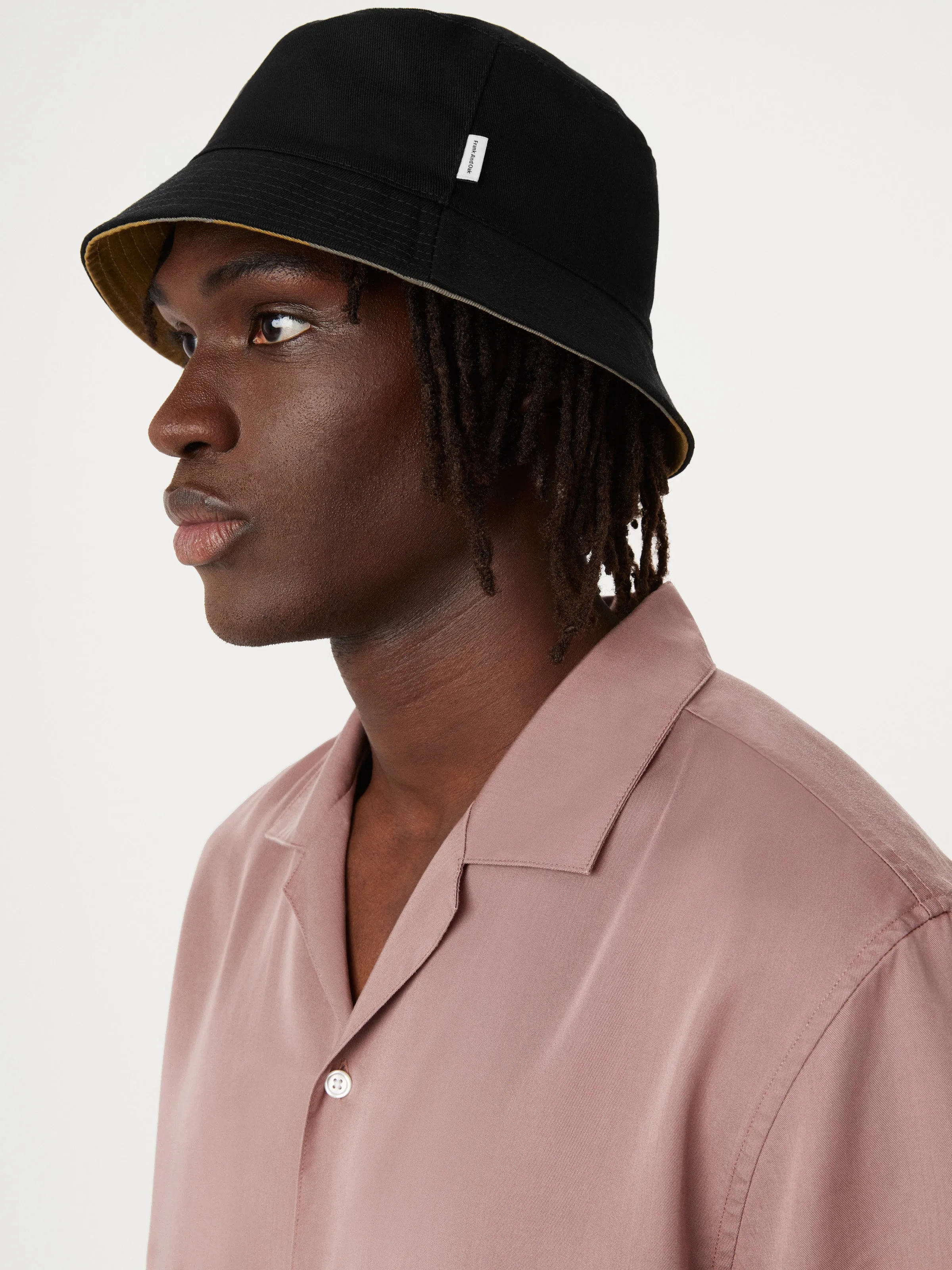 The Reversible Bucket Hat in Hazel sold by Frank & Oak product image thumbnail 3