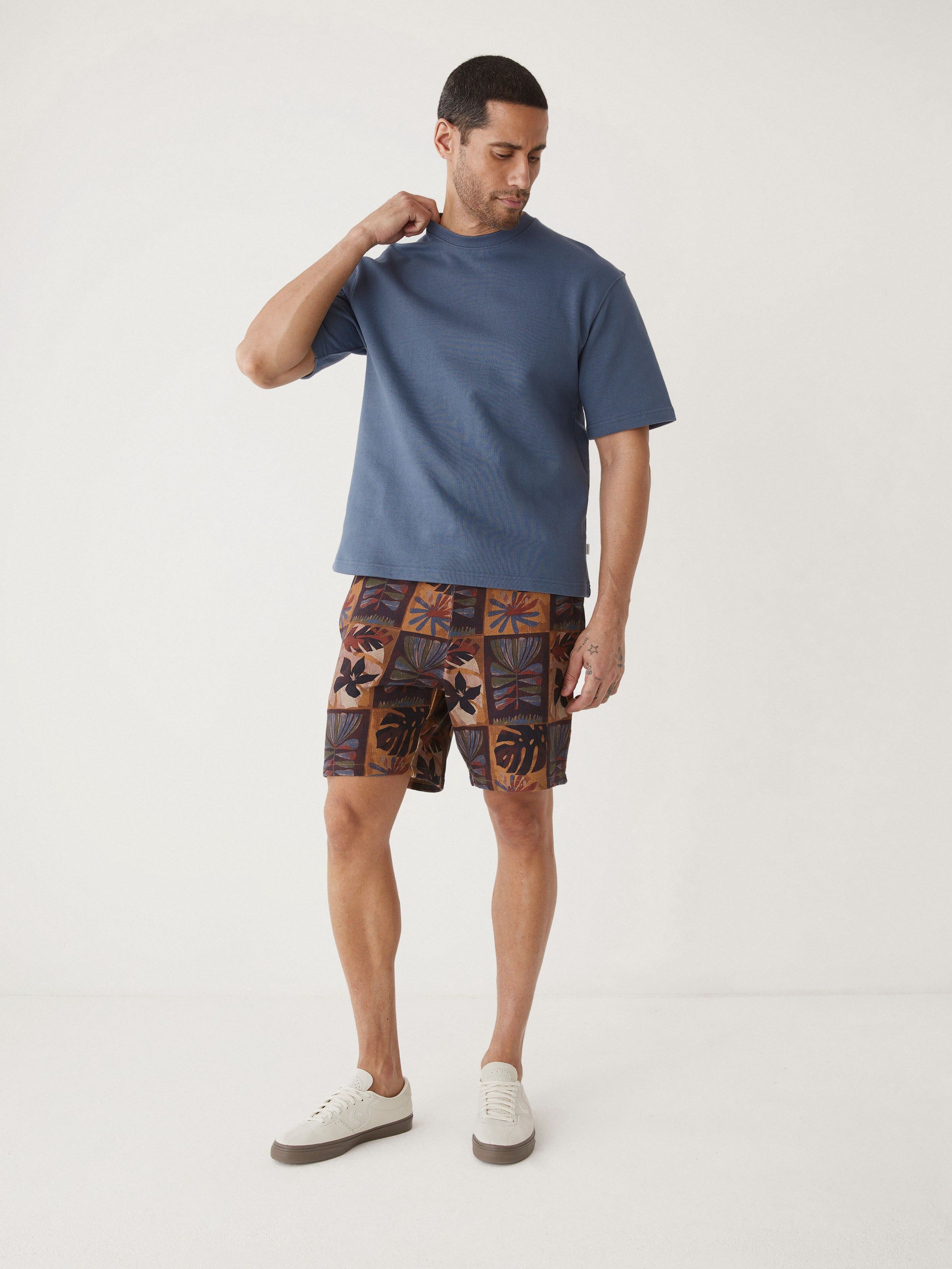 The French Terry T-Shirt in Stormy Blue sold by Frank & Oak product image thumbnail 5