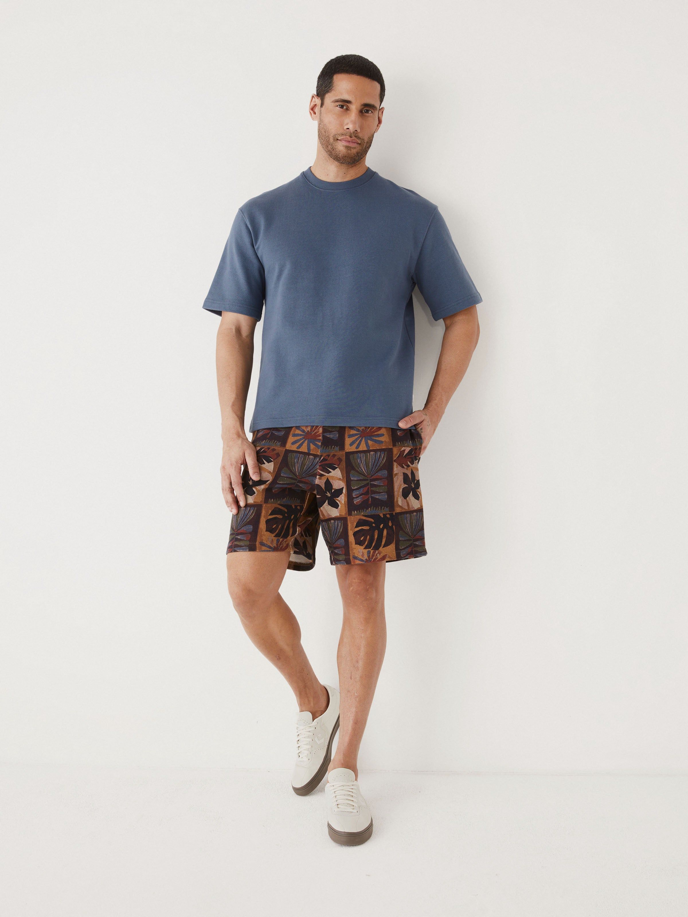 The French Terry T-Shirt in Stormy Blue sold by Frank & Oak product image thumbnail 2