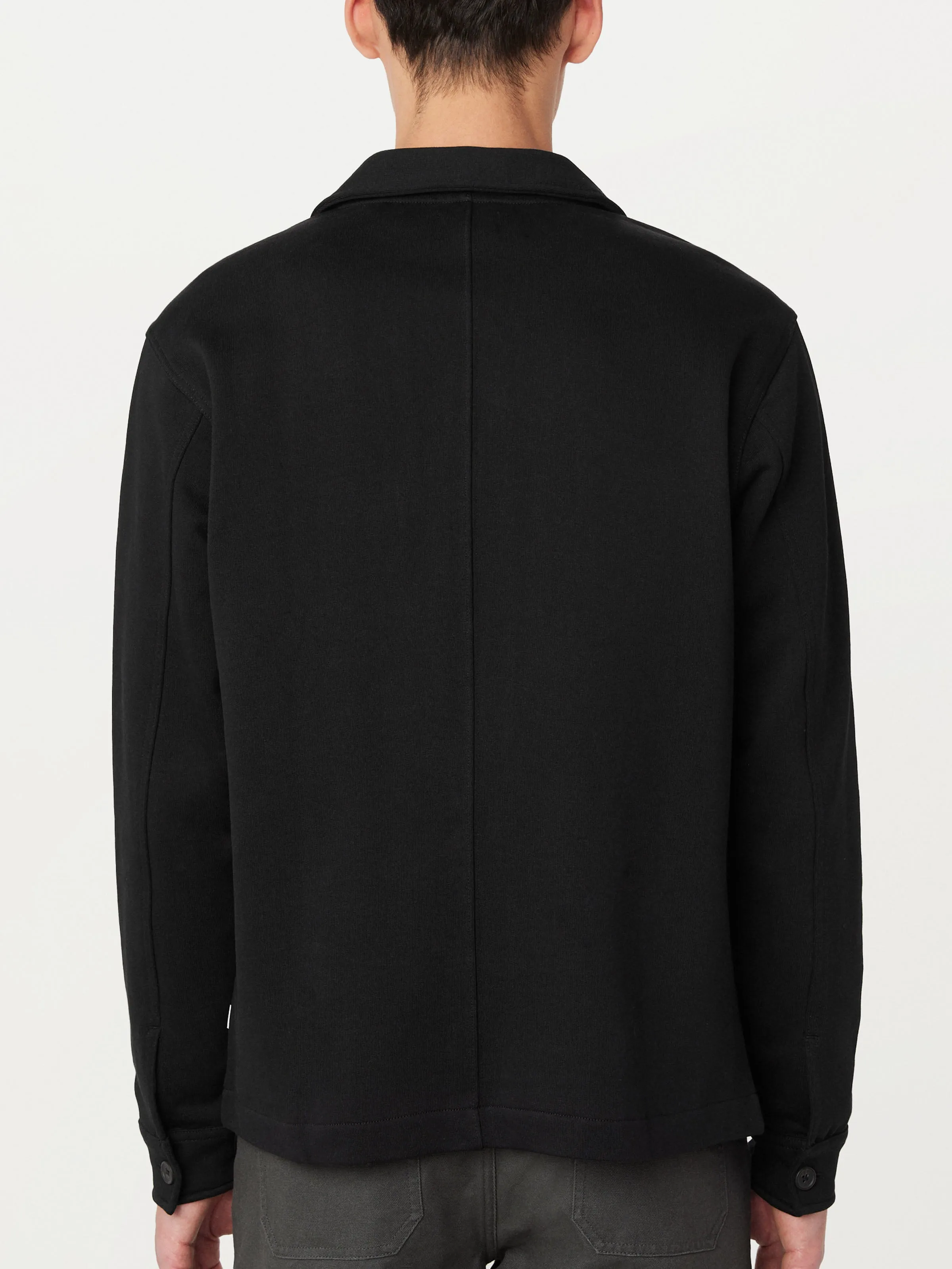 The Jordan French Terry Overshirt in Black sold by Frank & Oak product image thumbnail 4