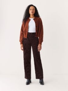 The Seawool® Sweater Cardigan in Smoked Paprika sold by Frank & Oak