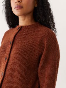 The Seawool® Sweater Cardigan in Smoked Paprika sold by Frank & Oak