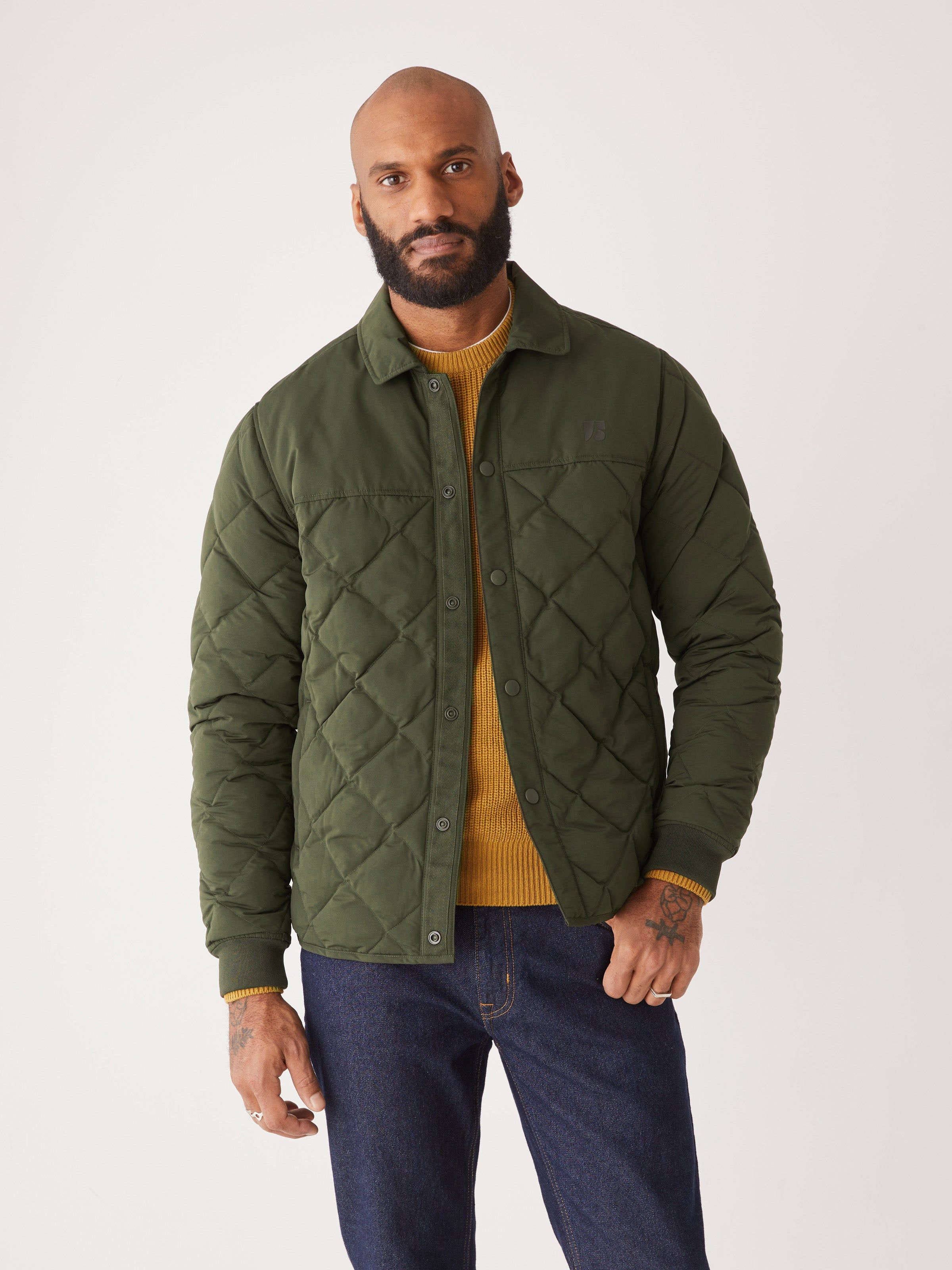 The Skyline Collared Jacket in Rosin sold by Frank & Oak product image thumbnail 4