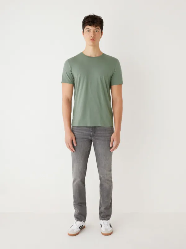 The Essential Slim T-shirt in Laurel Green sold by Frank & Oak