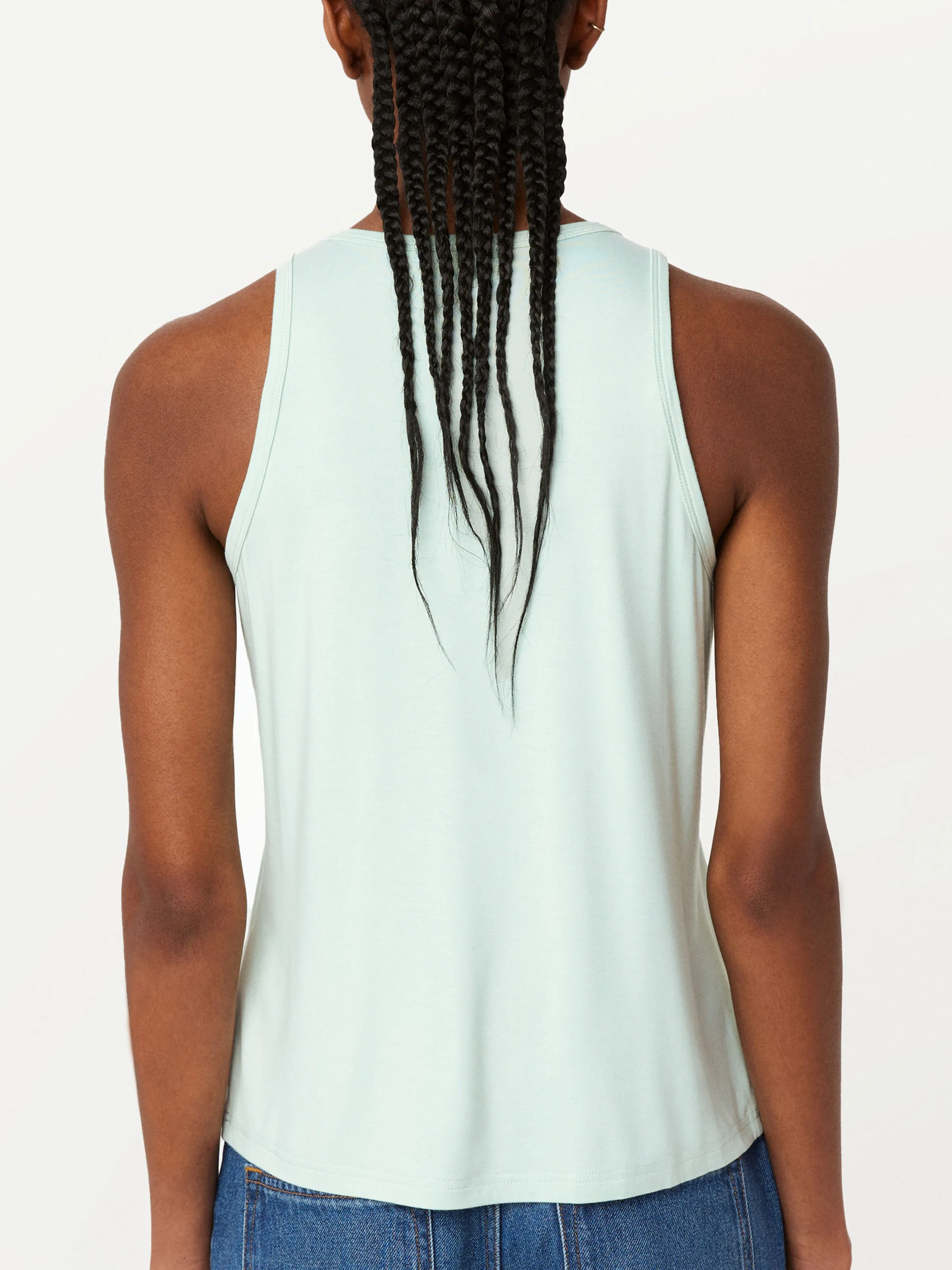 The Soft Fluid Tank Top in Seafoam sold by Frank & Oak product image thumbnail 4