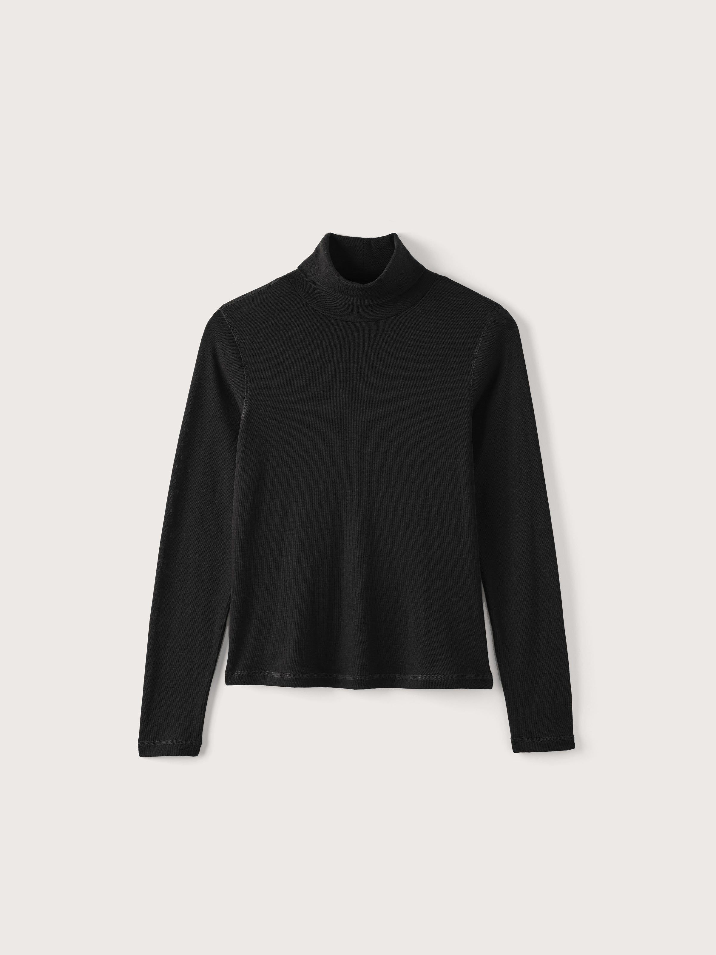 The Merino Wool Turtleneck in Black sold by Frank & Oak product image thumbnail 4