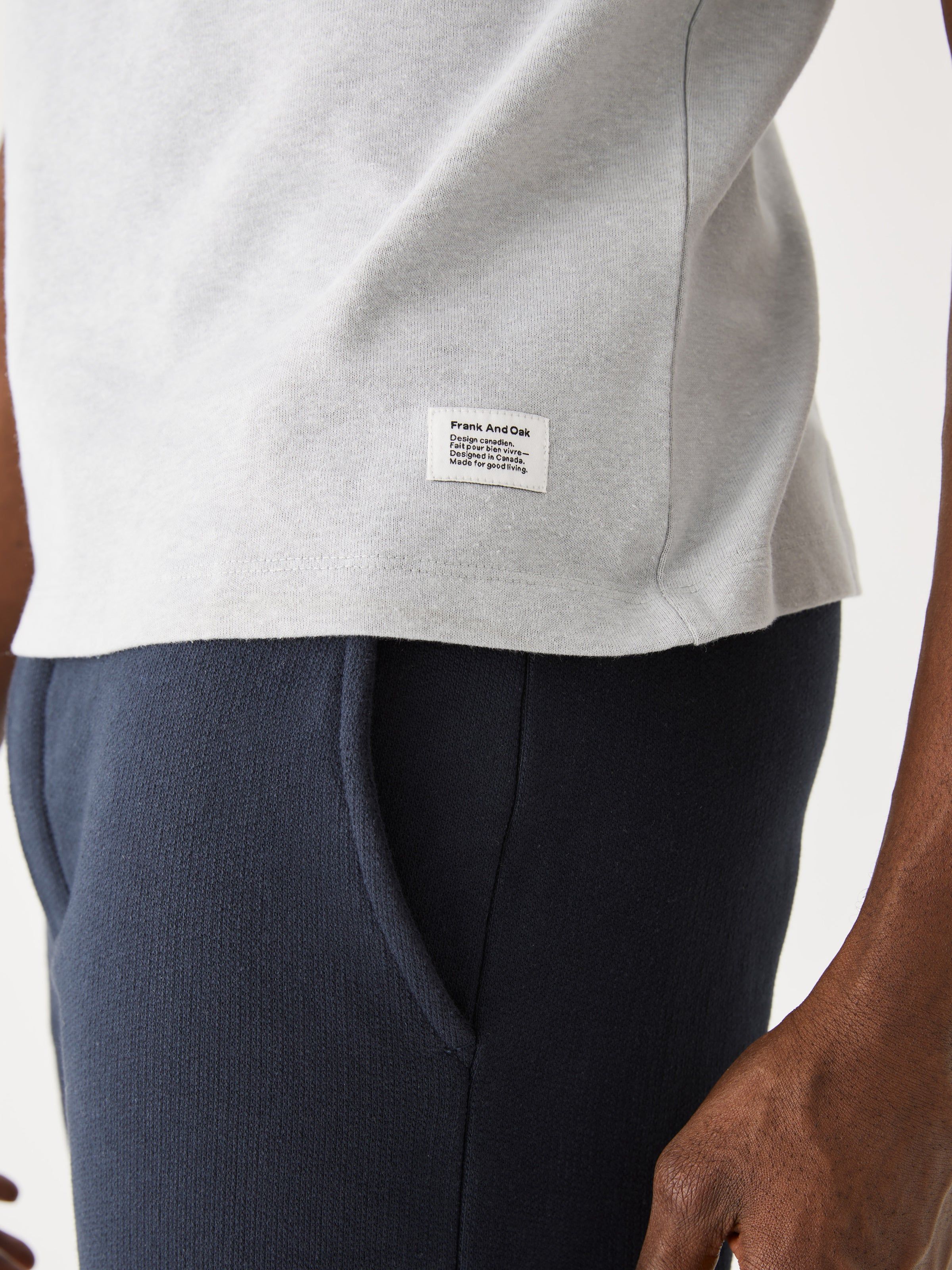 The Hemp Tank Top in Grey sold by Frank & Oak product image thumbnail 4