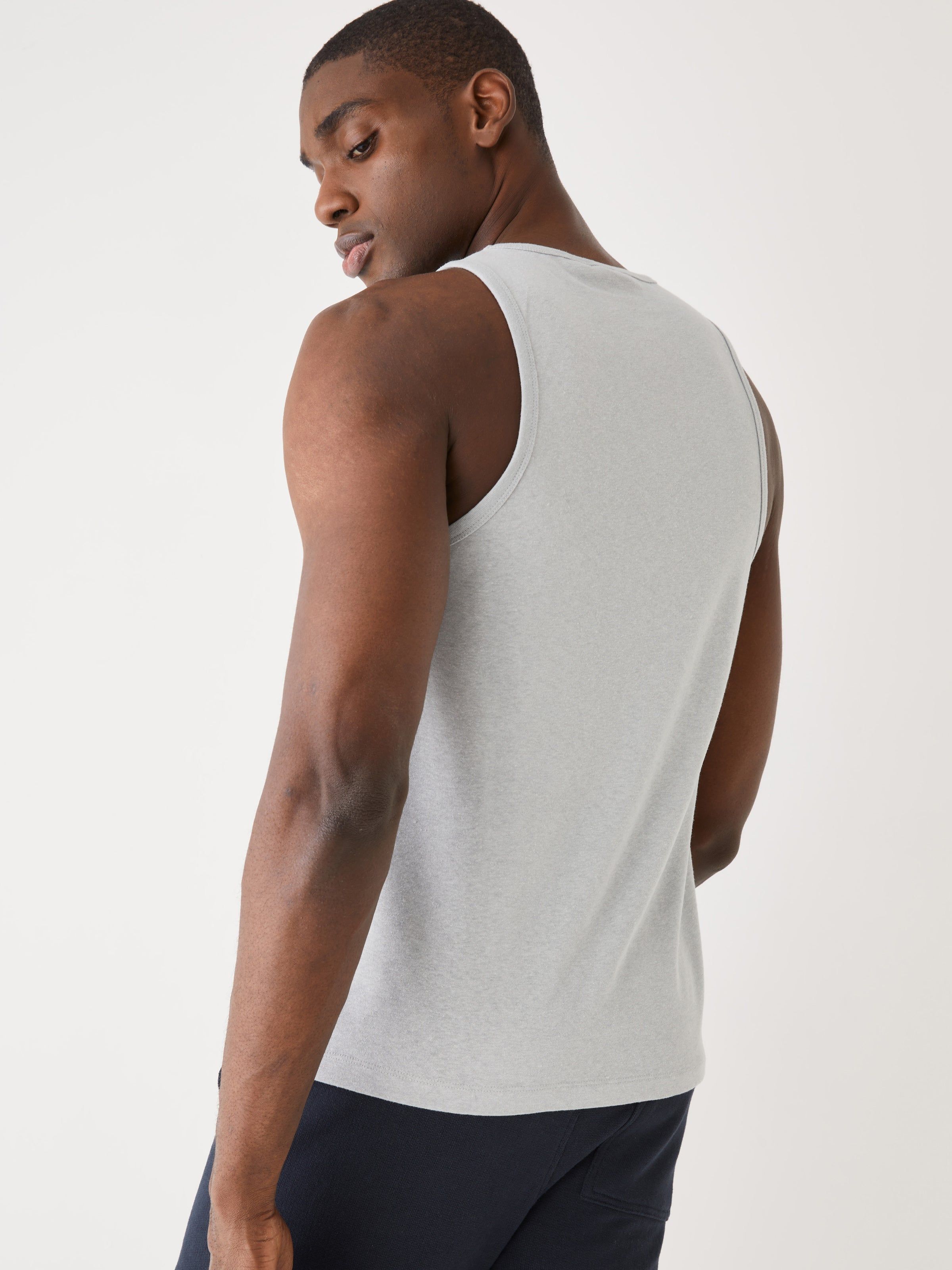 The Hemp Tank Top in Grey sold by Frank & Oak product image thumbnail 3