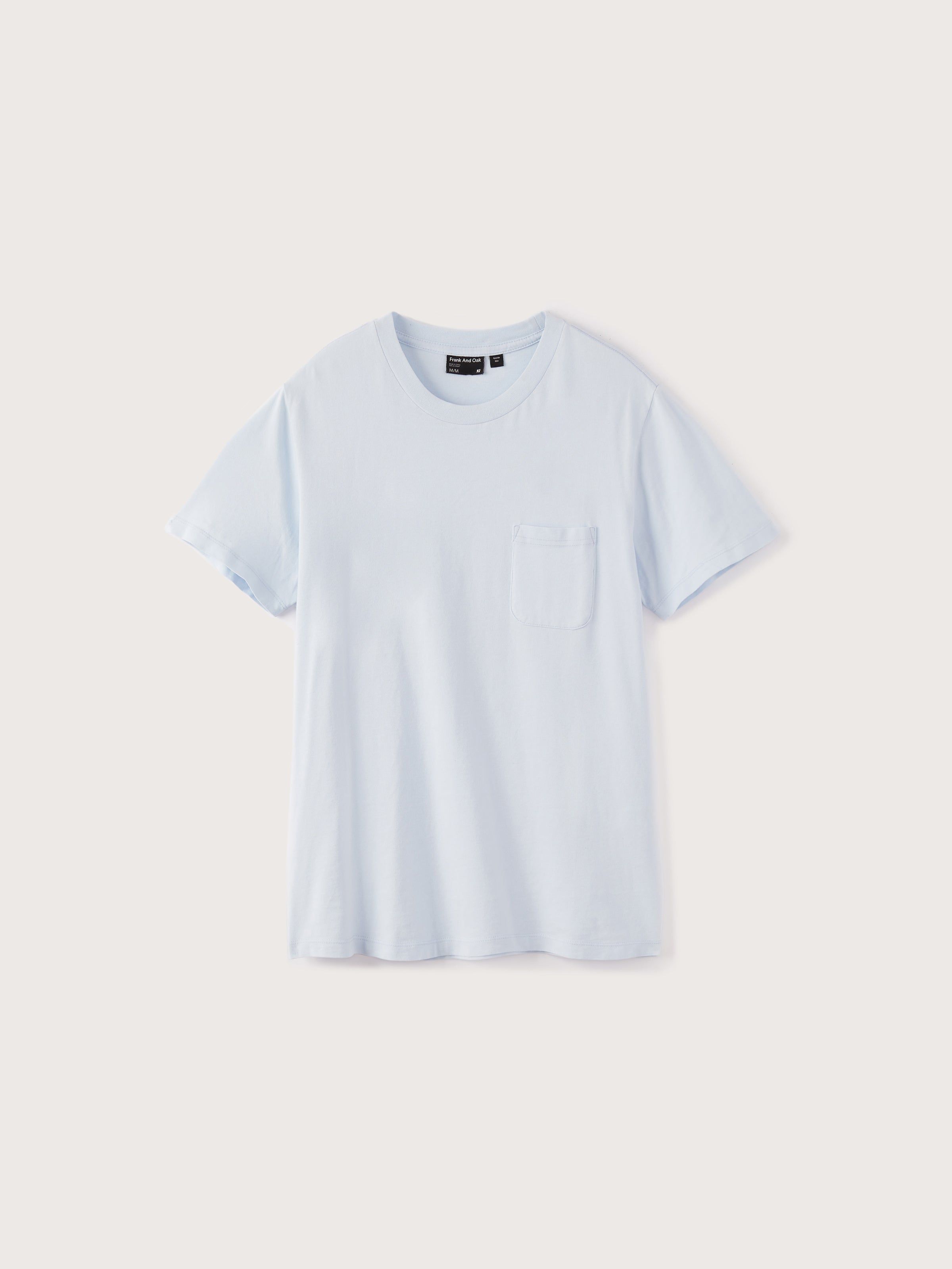 The Eco Dye Pocket T-Shirt in Light Blue sold by Frank & Oak product image thumbnail 2
