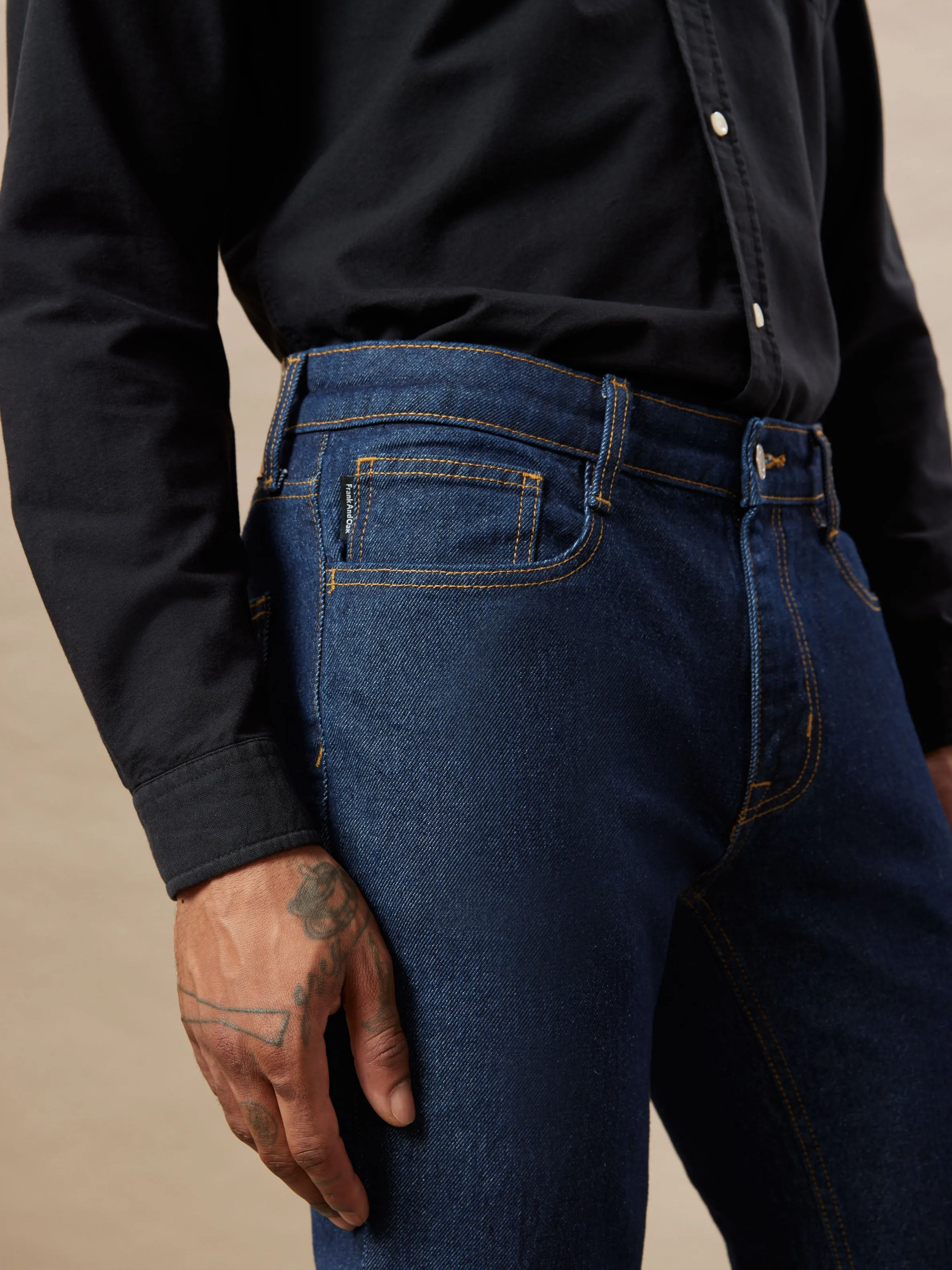 The Hugo Skinny Jean in Navy sold by Frank & Oak product image thumbnail 4