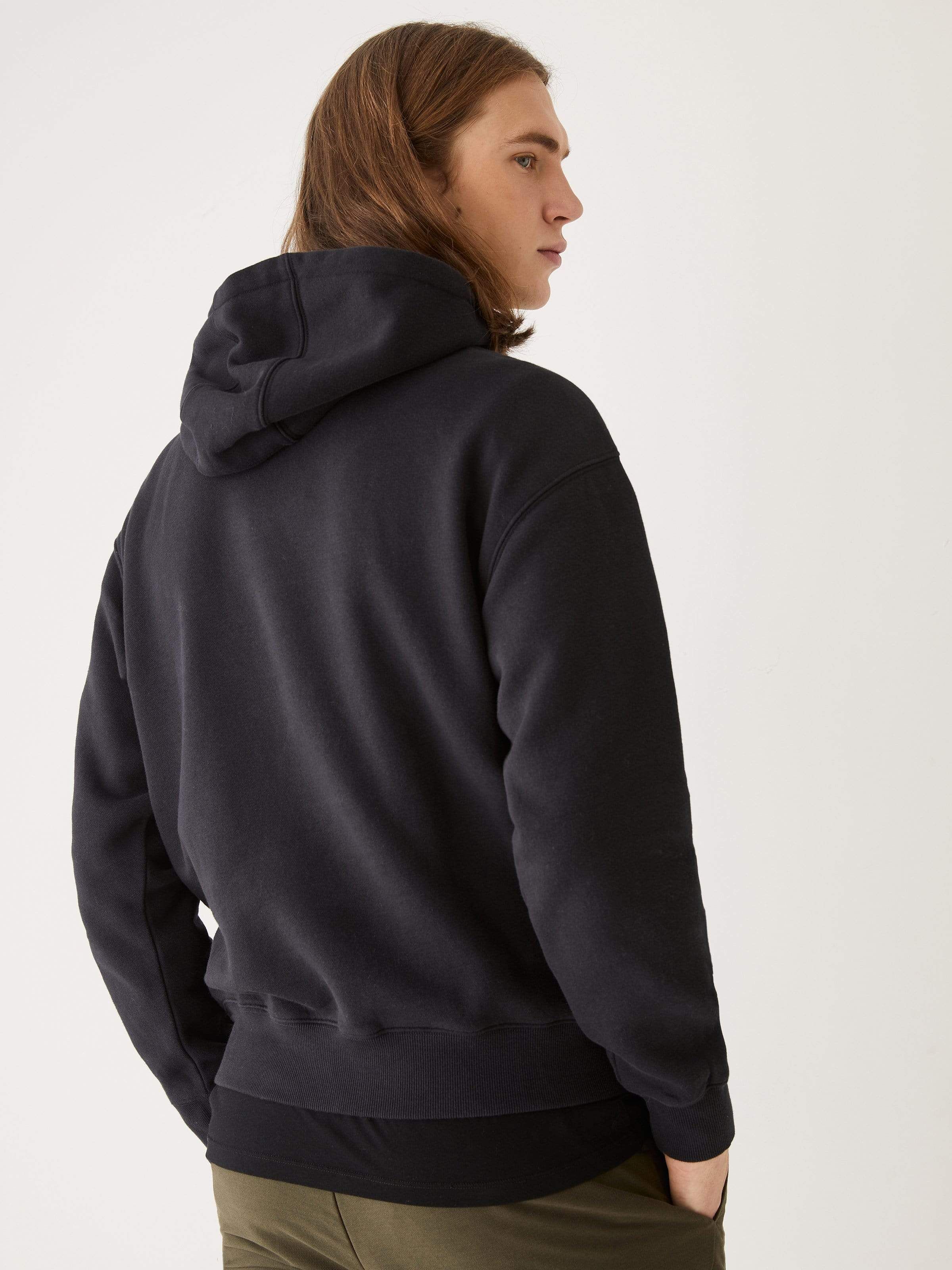 The French Fleece Hoodie in Washed Black sold by Frank & Oak product image thumbnail 3