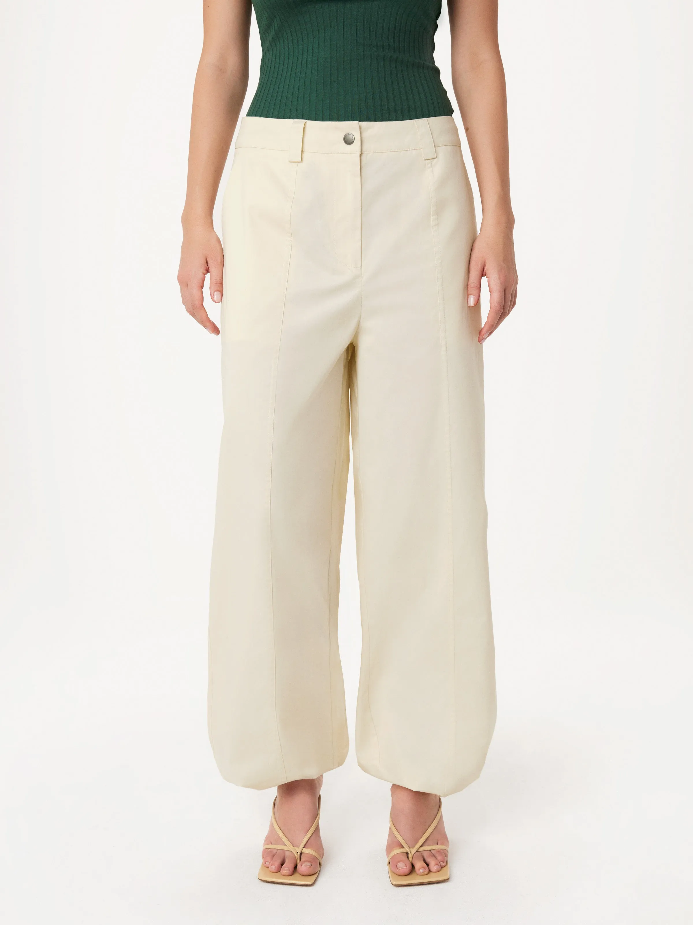 The Emma Parachute Wide Leg Pant in Fog sold by Frank & Oak product image thumbnail 5