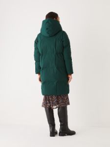 The Hygge Puffer Coat in Pine Grove sold by Frank & Oak