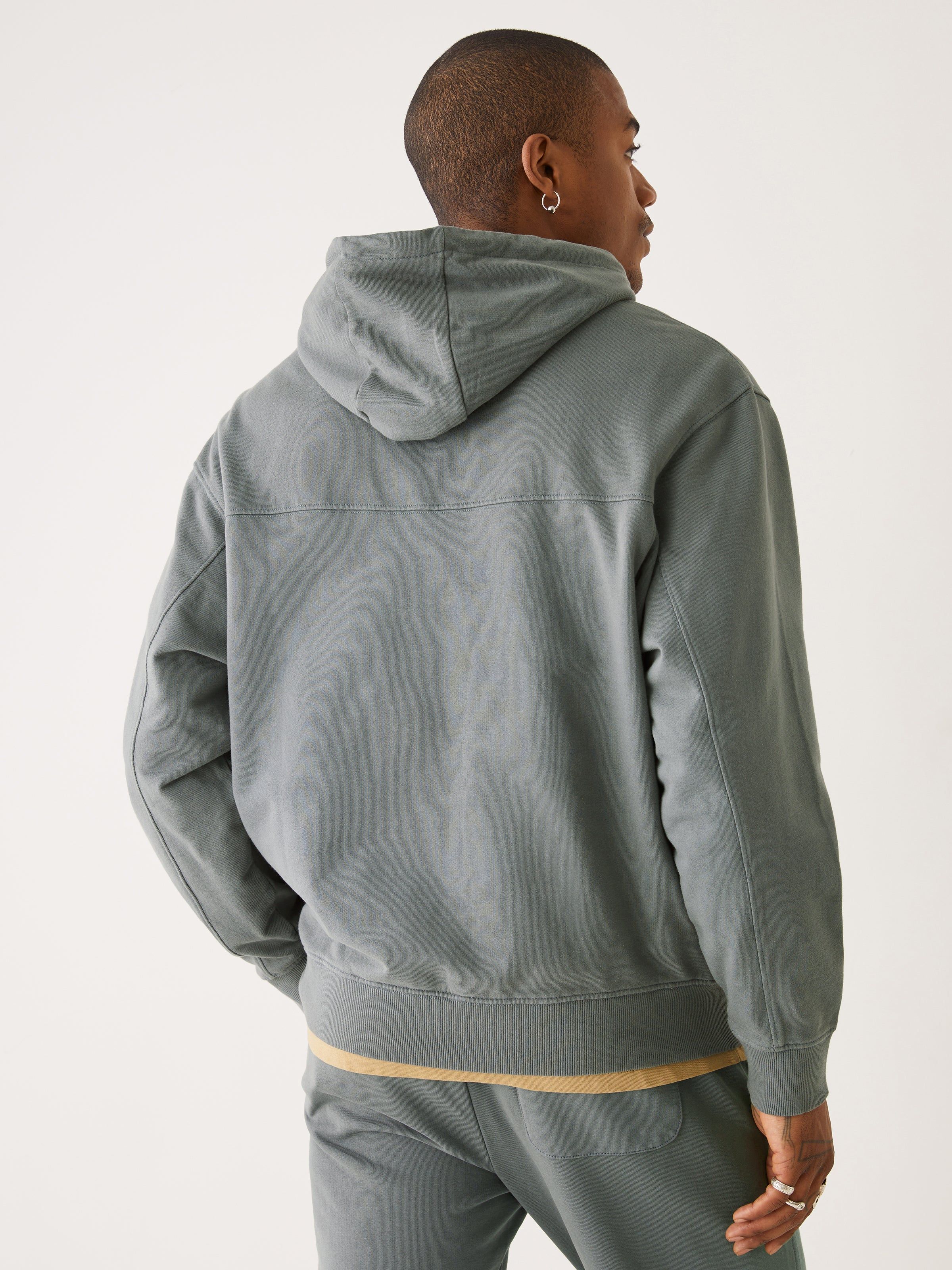 The Washed Hoodie in Stormy Blue sold by Frank & Oak product image thumbnail 2