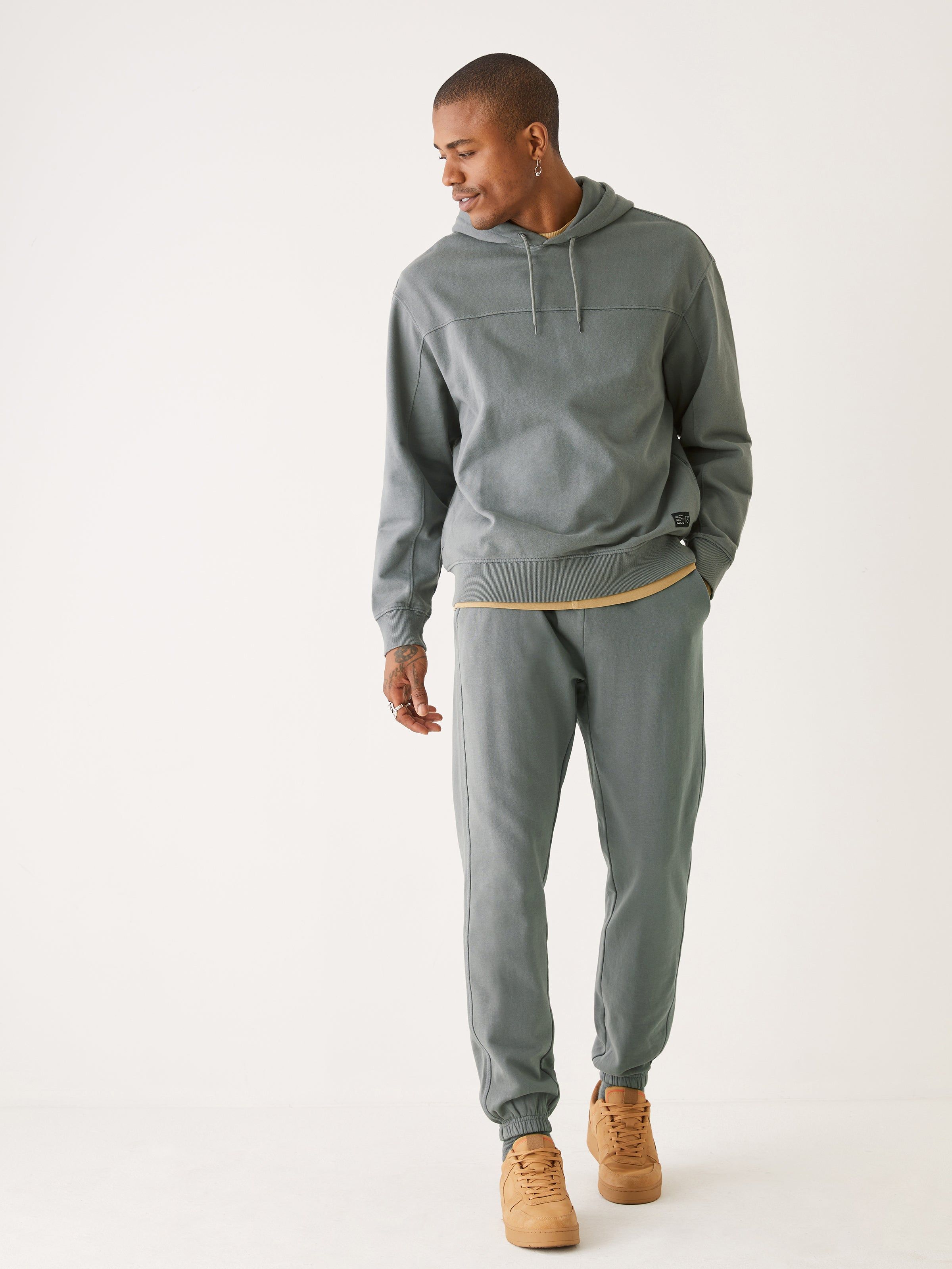 The Washed Hoodie in Stormy Blue sold by Frank & Oak product image thumbnail 4