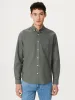 The Jasper Oxford Shirt in Boreal Green sold by Frank & Oak