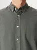 The Jasper Oxford Shirt in Boreal Green sold by Frank & Oak
