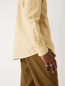The Hemp Shirt in Faded Green sold by Frank & Oak