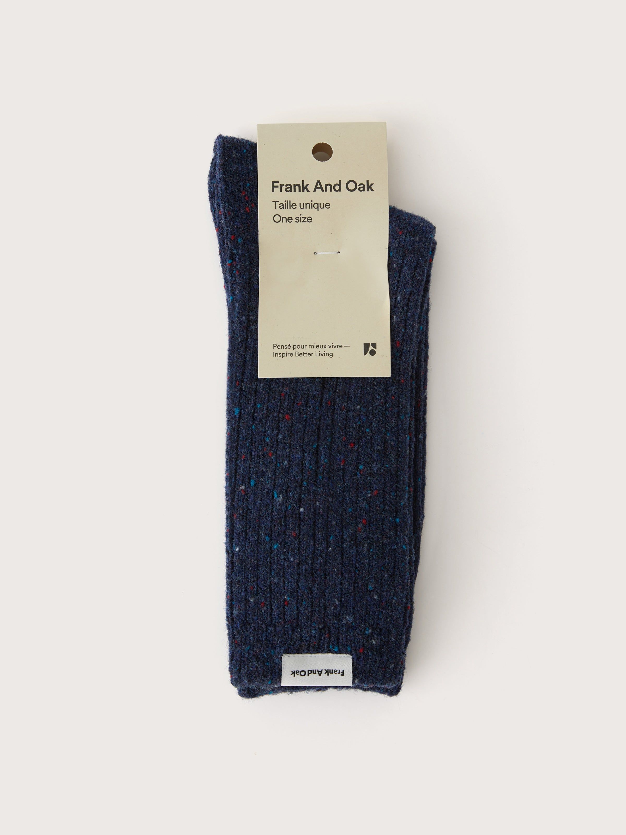 The Donegal Winter Socks in Blue sold by Frank & Oak product image thumbnail 2