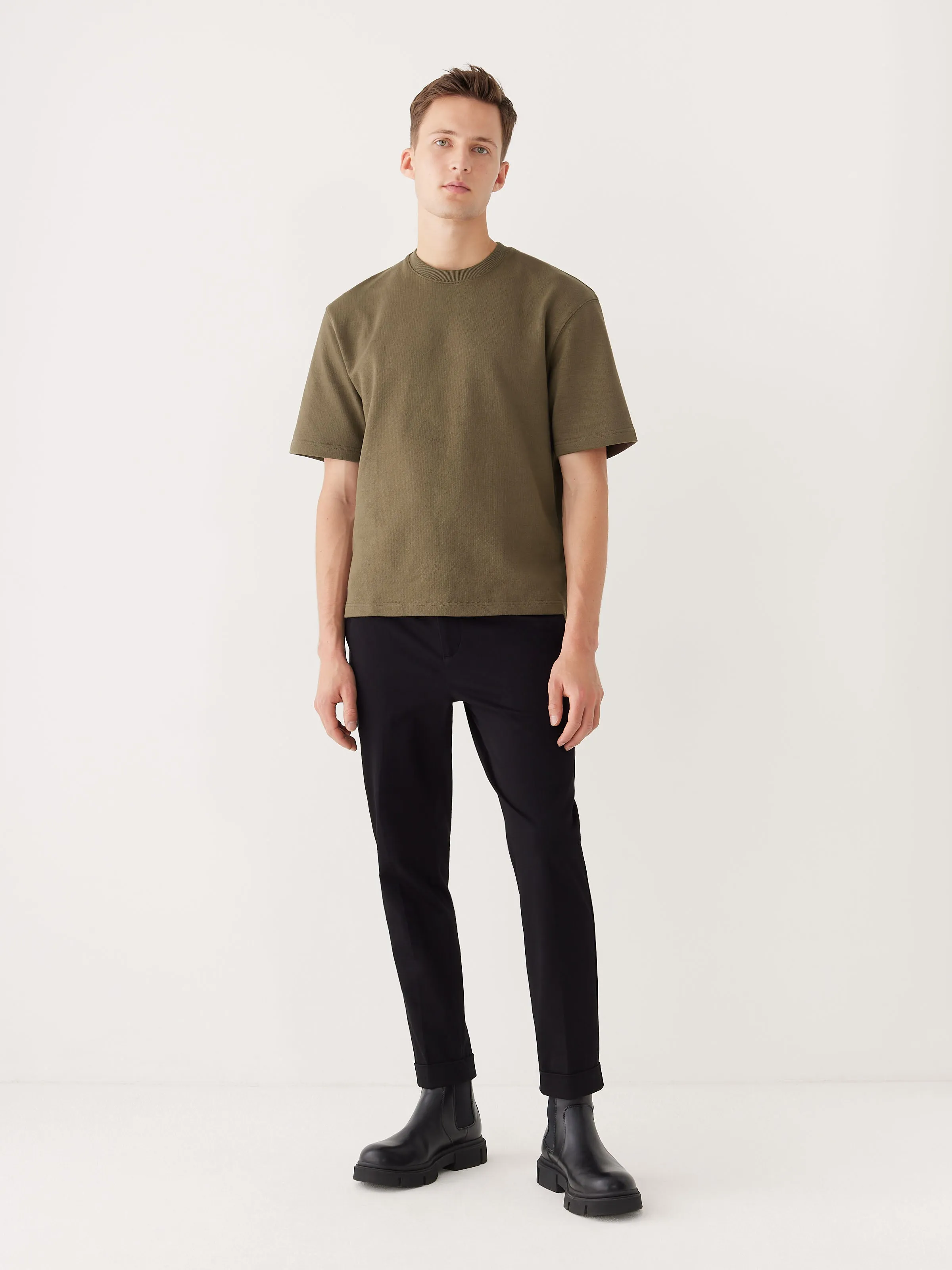 The French Terry T-Shirt in Mocha sold by Frank & Oak product image thumbnail 4