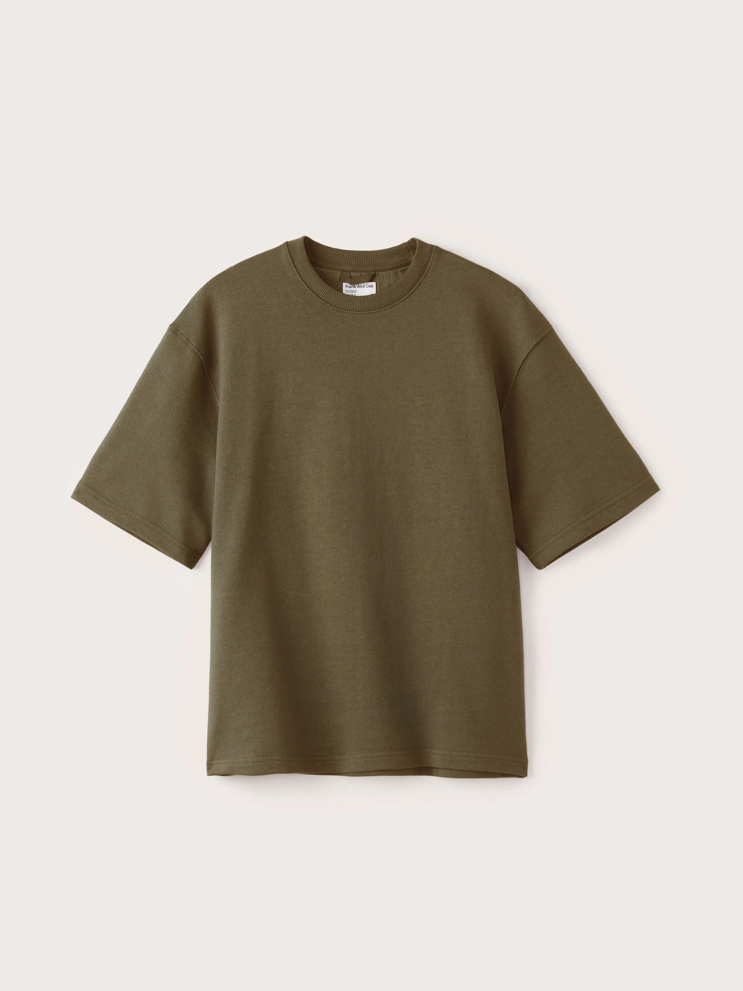 The French Terry T-Shirt in Mocha sold by Frank & Oak product image thumbnail 5