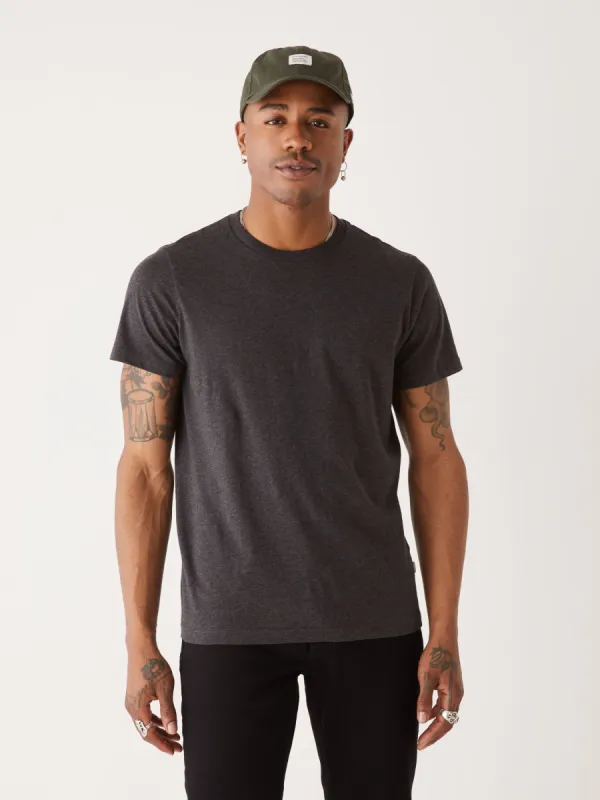 The Slim Fit Essential T-Shirt in Dark Grey sold by Frank & Oak