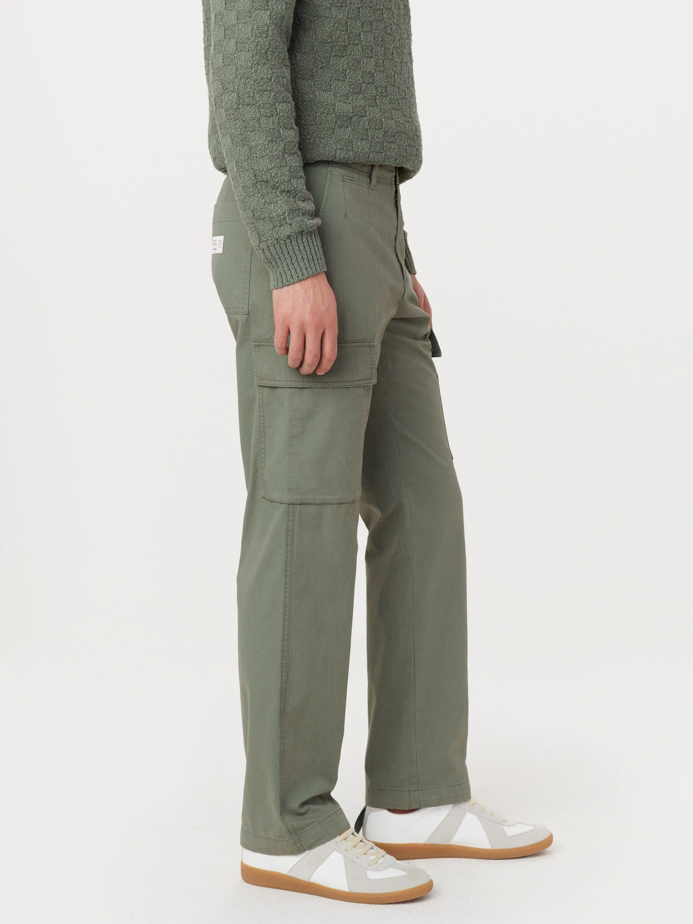 The Joey Straight Cargo Pant in Boreal Green sold by Frank & Oak product image thumbnail 4