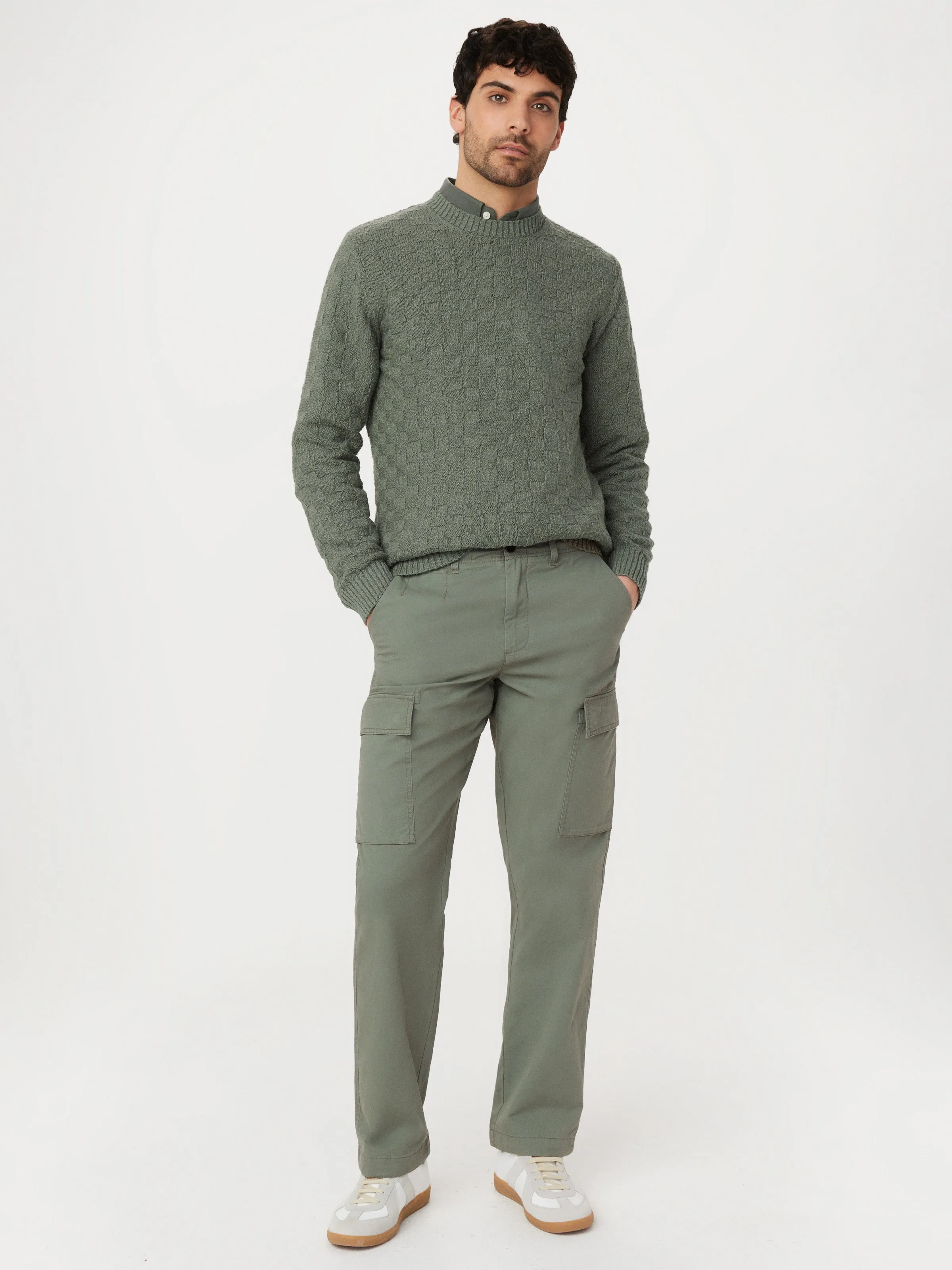 The Joey Straight Cargo Pant in Boreal Green sold by Frank & Oak product image thumbnail 3