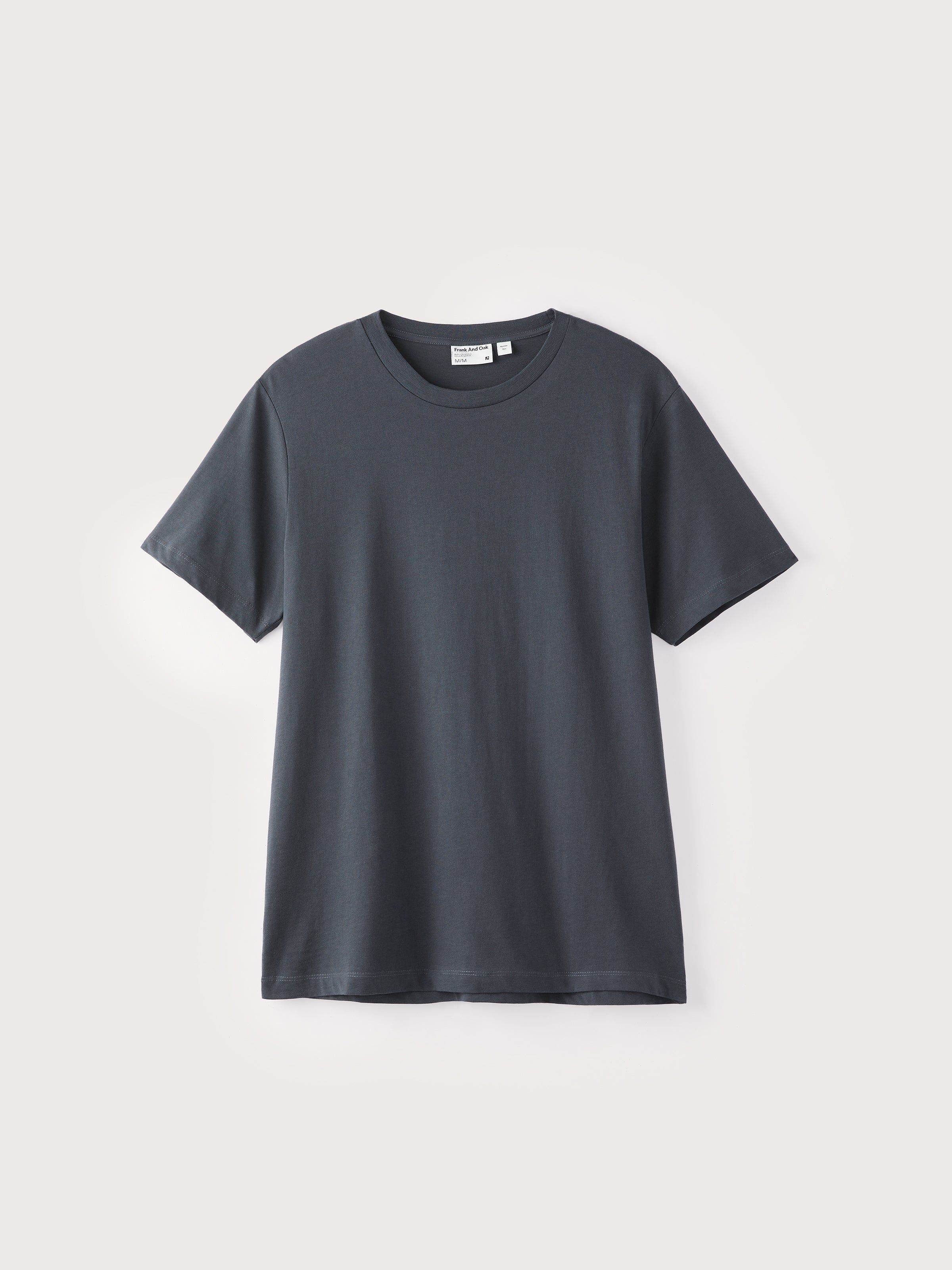 The Slim Fit Essential T-Shirt in Night Blue sold by Frank & Oak product image thumbnail 4