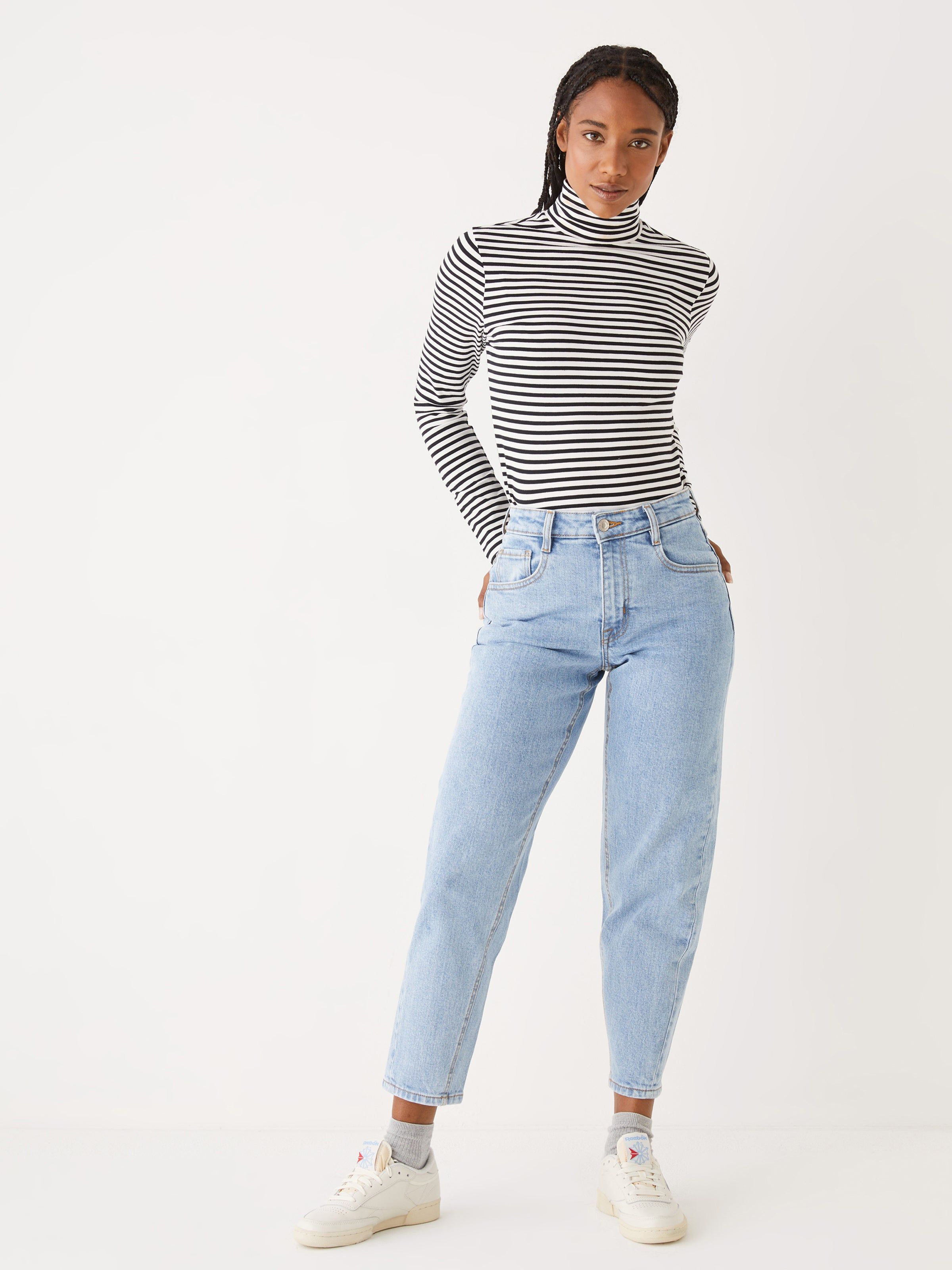 The Long Sleeve Mockneck in White sold by Frank & Oak product image thumbnail 2