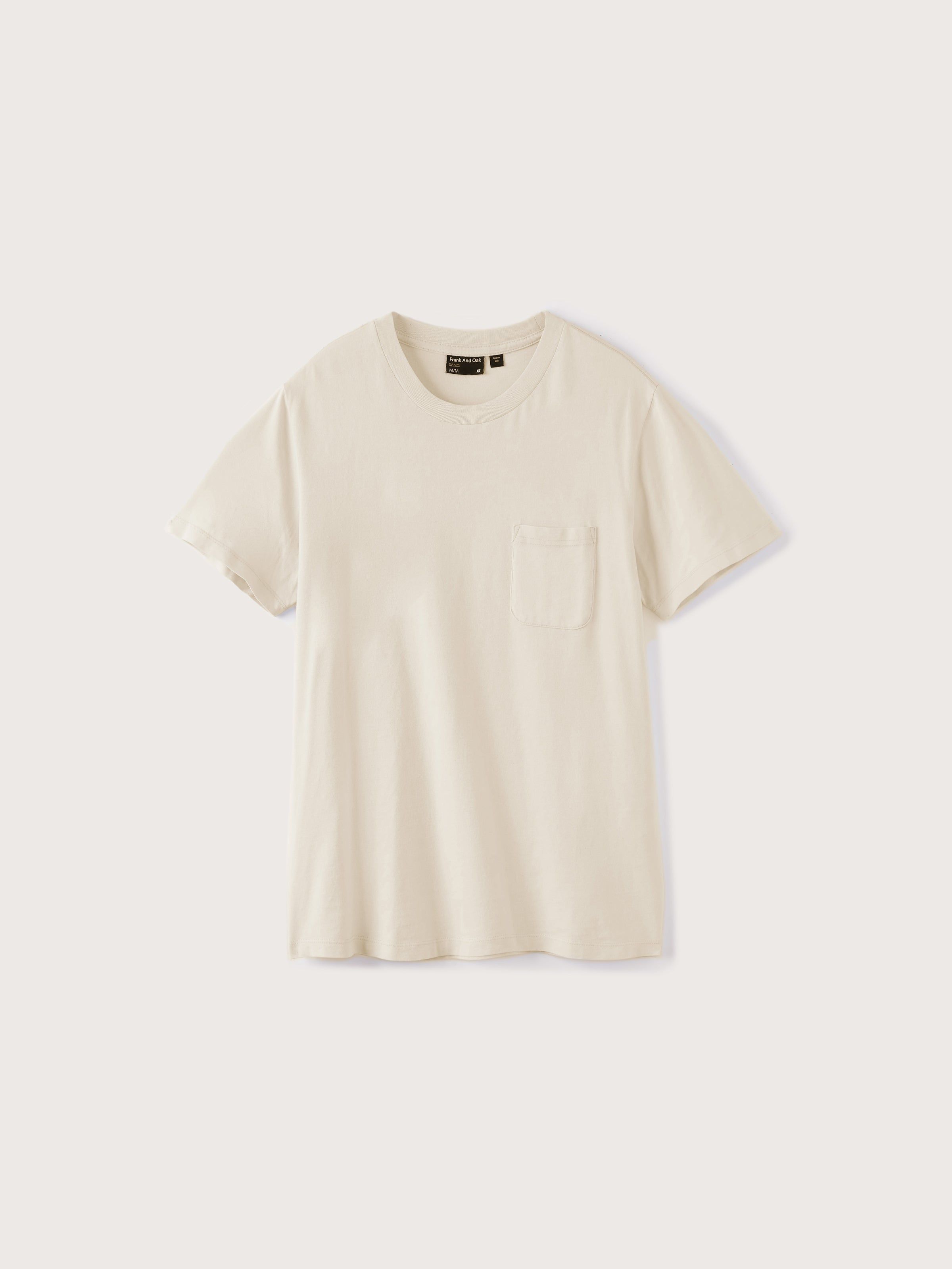 The Eco Dye Pocket T-Shirt in Beige sold by Frank & Oak product image thumbnail 2