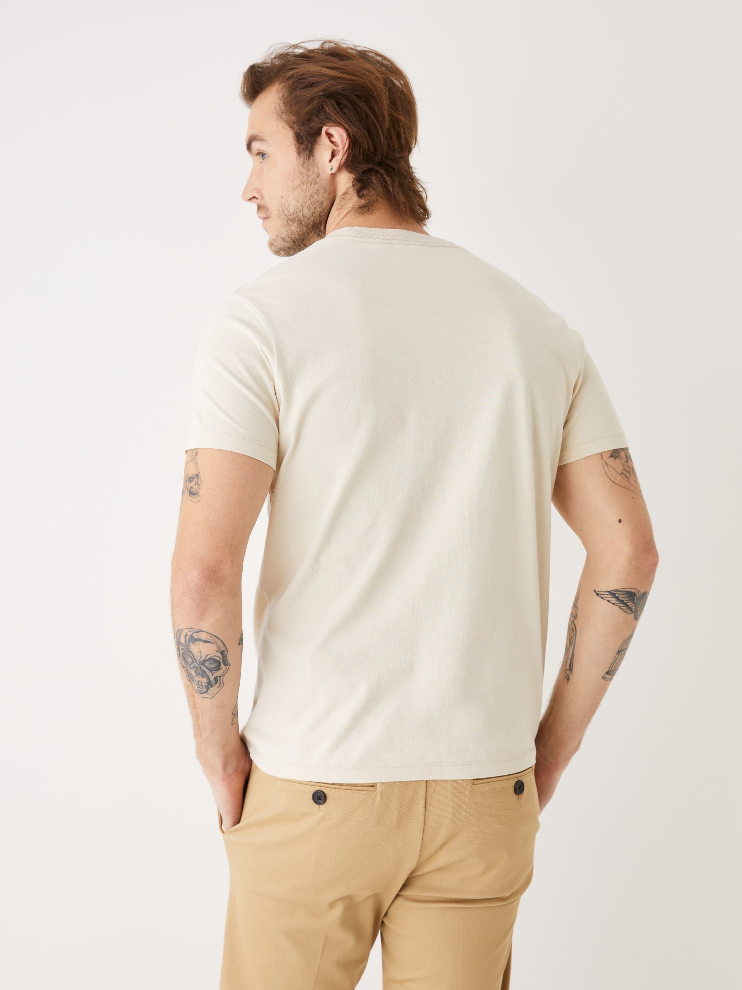 The Eco Dye Pocket T-Shirt in Beige sold by Frank & Oak product image thumbnail 5