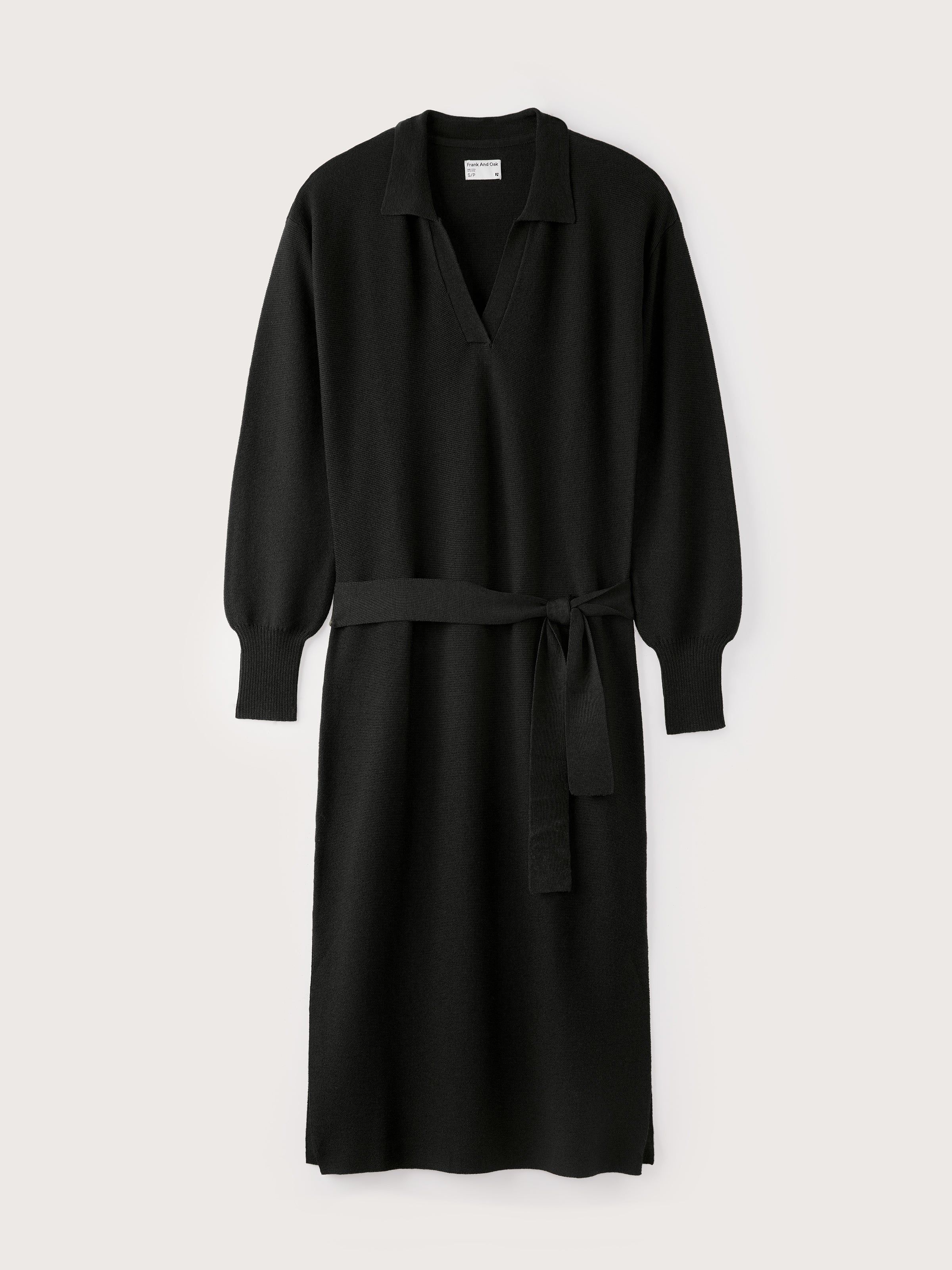 The Merino Wool Sweater Dress in Black sold by Frank & Oak product image thumbnail 6