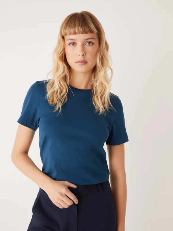 The Essential T-Shirt in Dark Blue sold by Frank & Oak