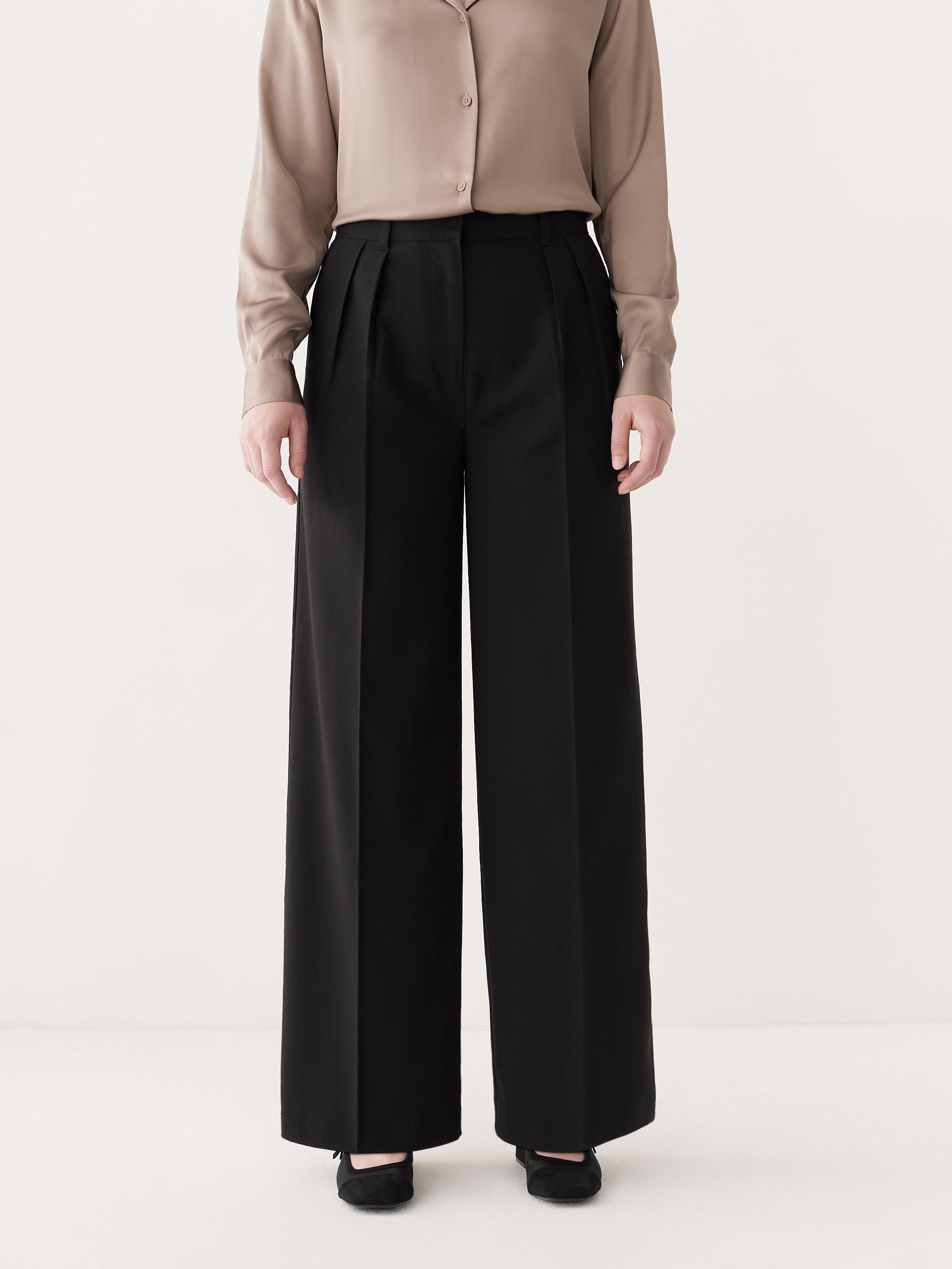 The Emma Wide Pant in Black sold by Frank & Oak product image thumbnail 2
