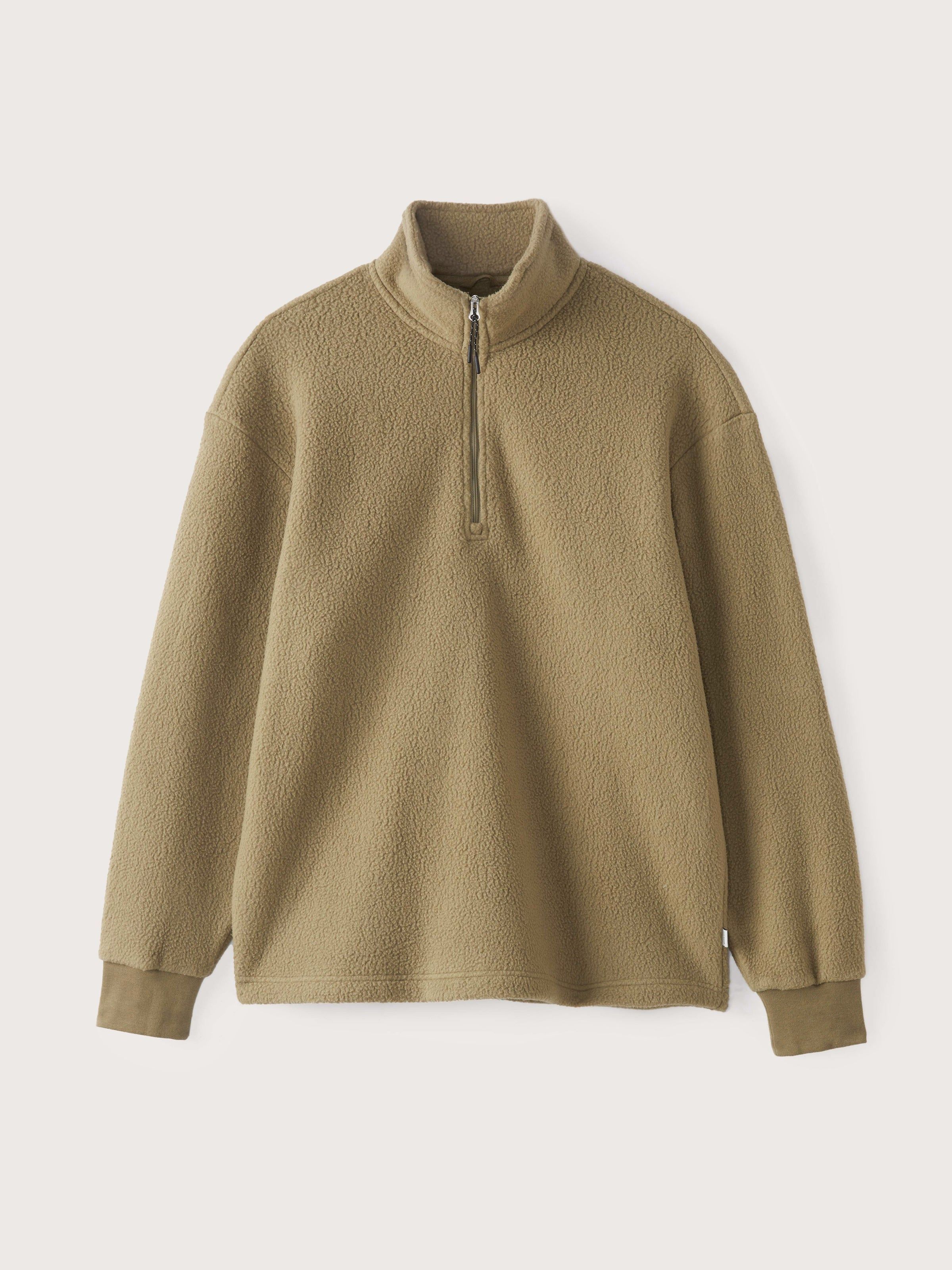 The Polar Fleece Pullover in Khaki sold by Frank & Oak product image thumbnail 5