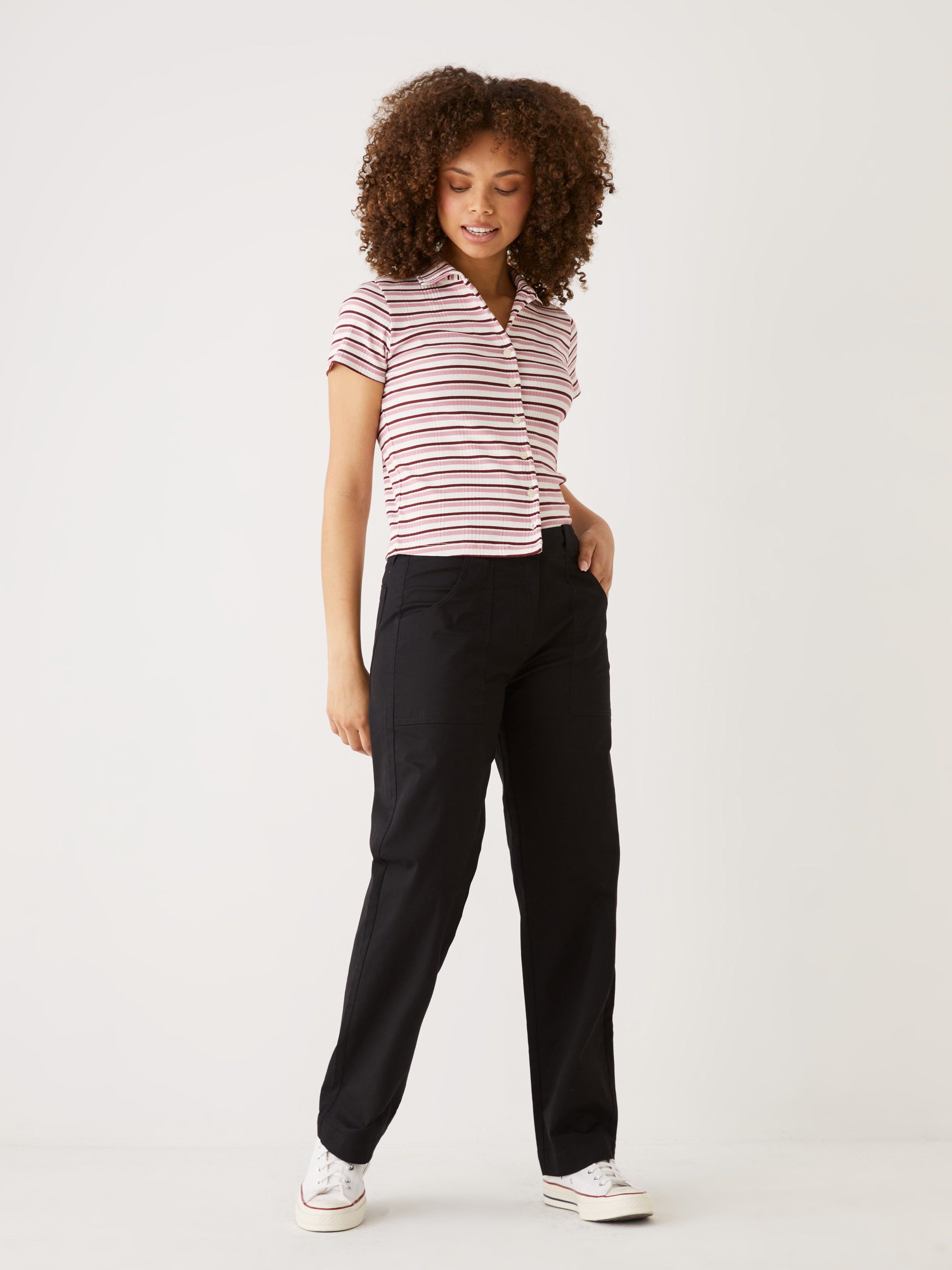 The Annie Loose Fit Pant in Black sold by Frank & Oak product image thumbnail 5