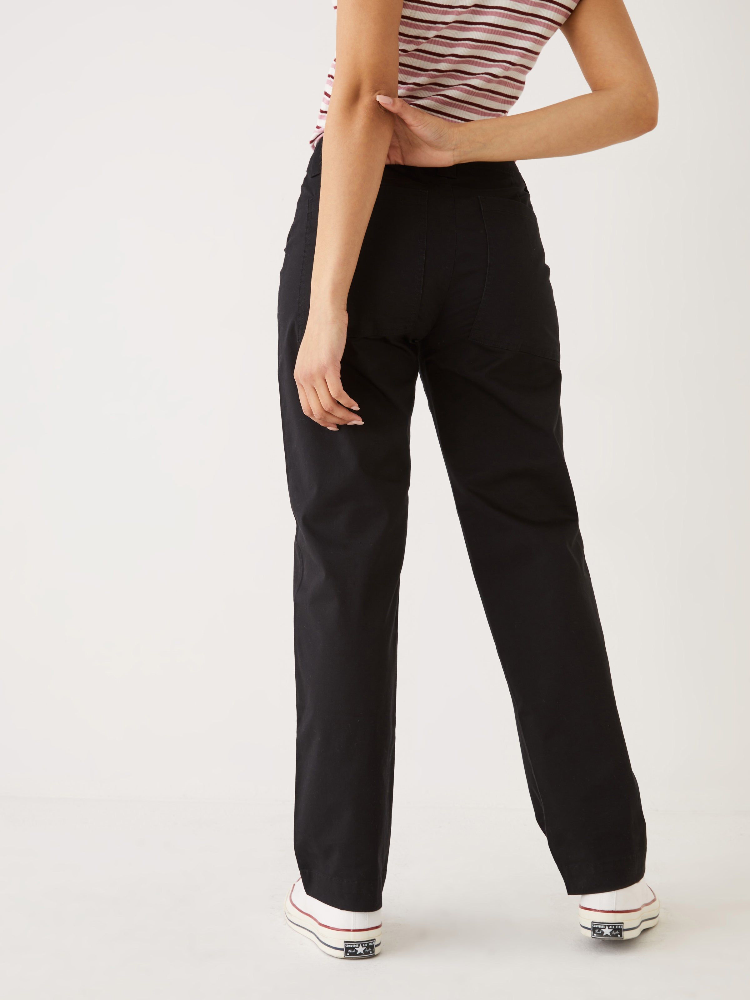 The Annie Loose Fit Pant in Black sold by Frank & Oak product image thumbnail 3